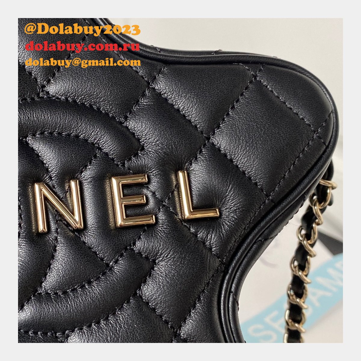 Knockoff AS4579 Star Clutches Black 1:1 Mirror Handbag