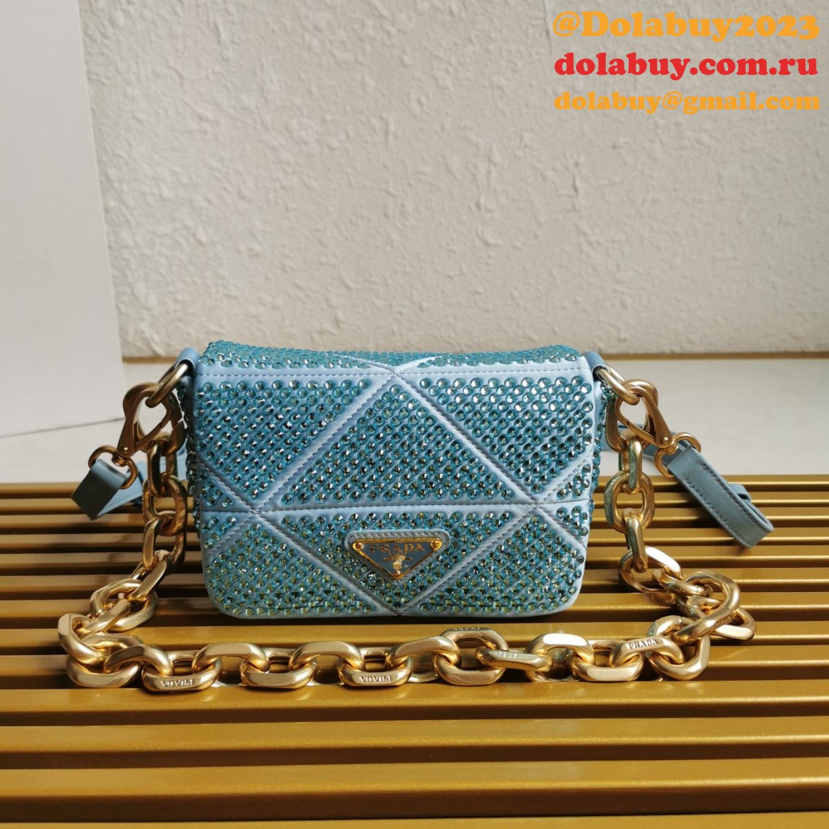 Prada Designer System Nappa Patchwork Shoulder 1BD329 Replica Bag