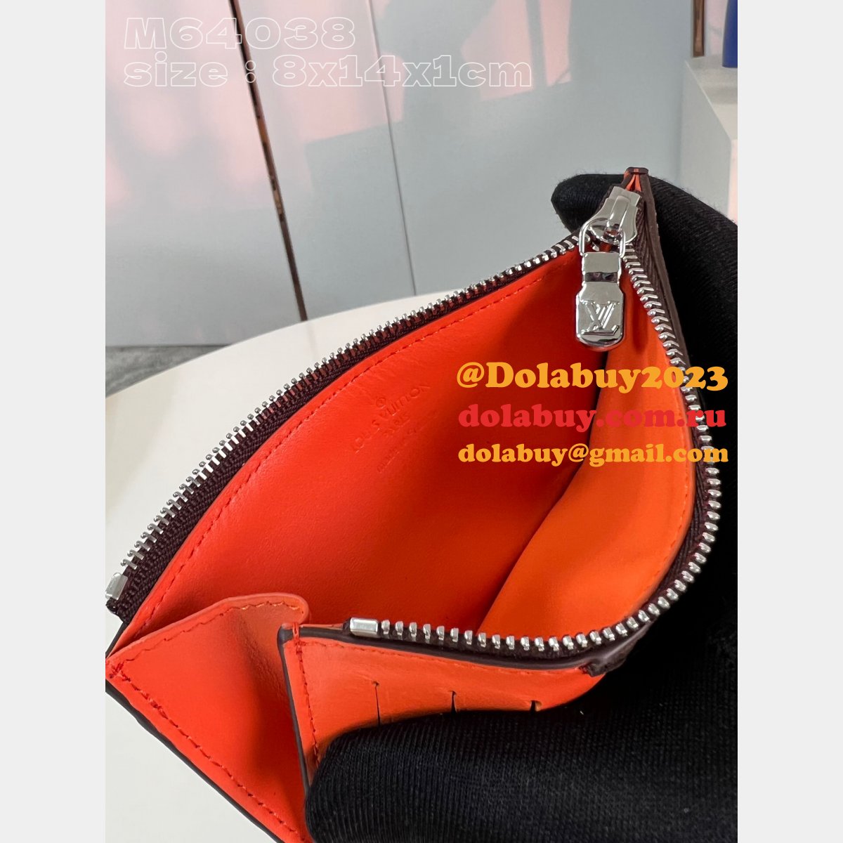 Coin Card Holder Damier Graphite M64038 LV Knockoff Bag