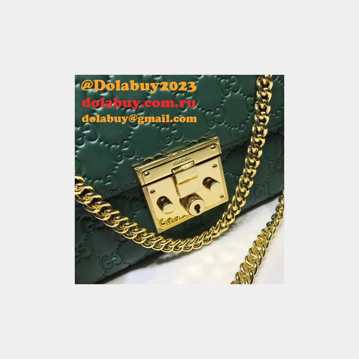 Replica 7 Star Gucci Padlock medium GG shoulder 409486 bag