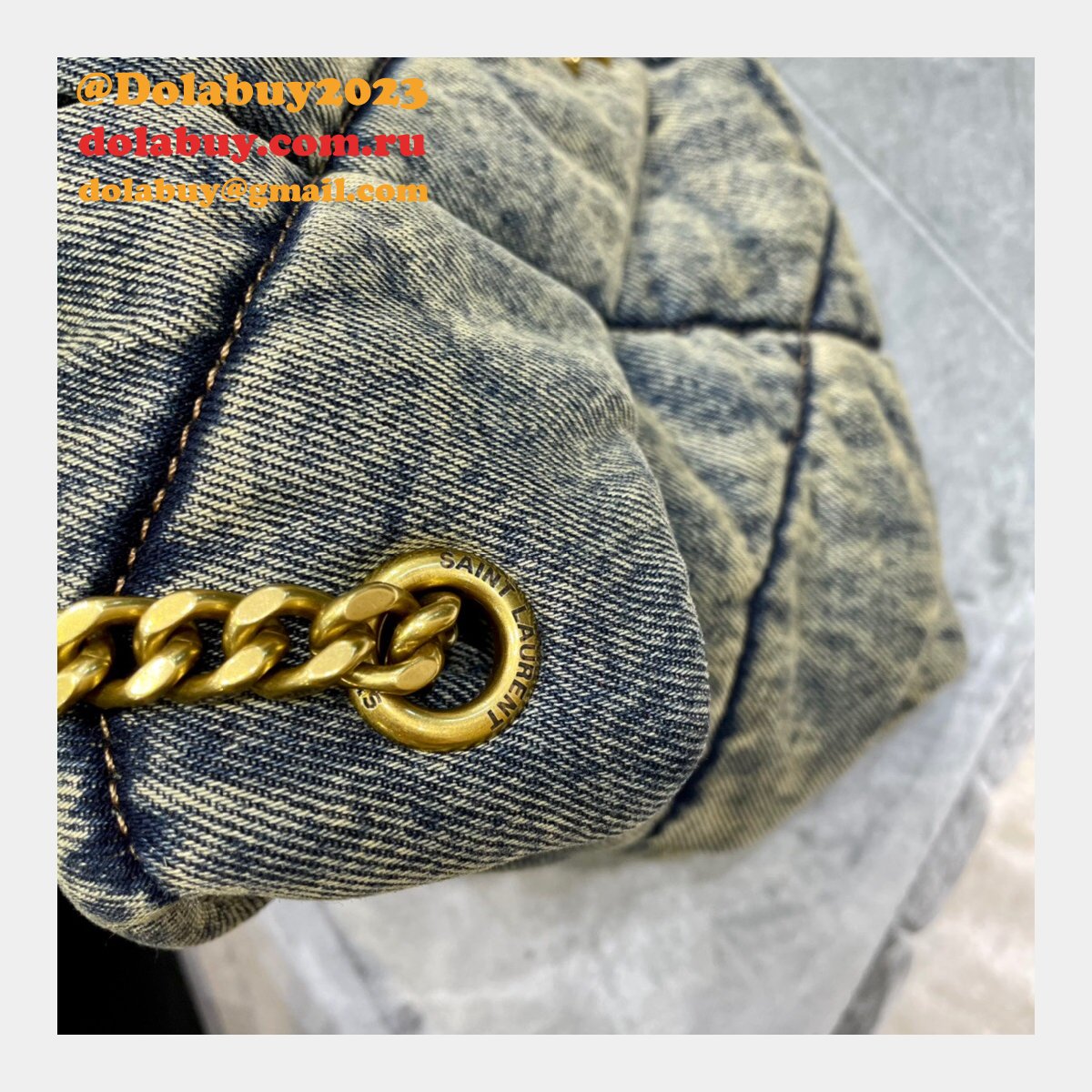 Saint Laurent Top Quality Loulou Quilted Puffer Leather 35CM Shoulder