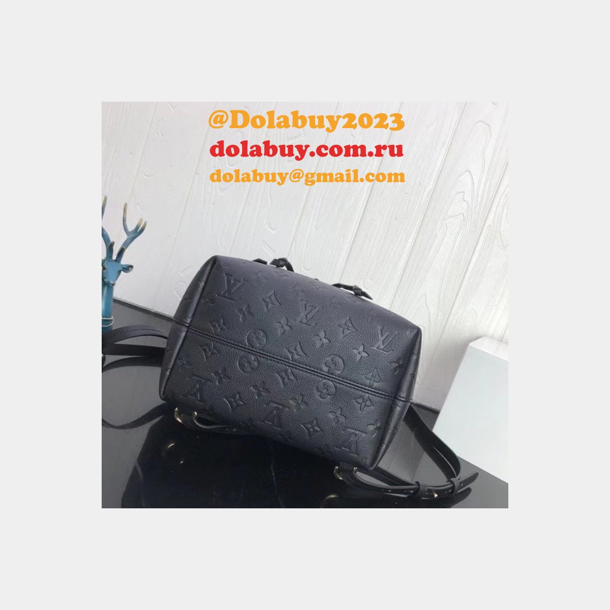 Replica LV Montsouris Backpack Monogram Empreinte Leather