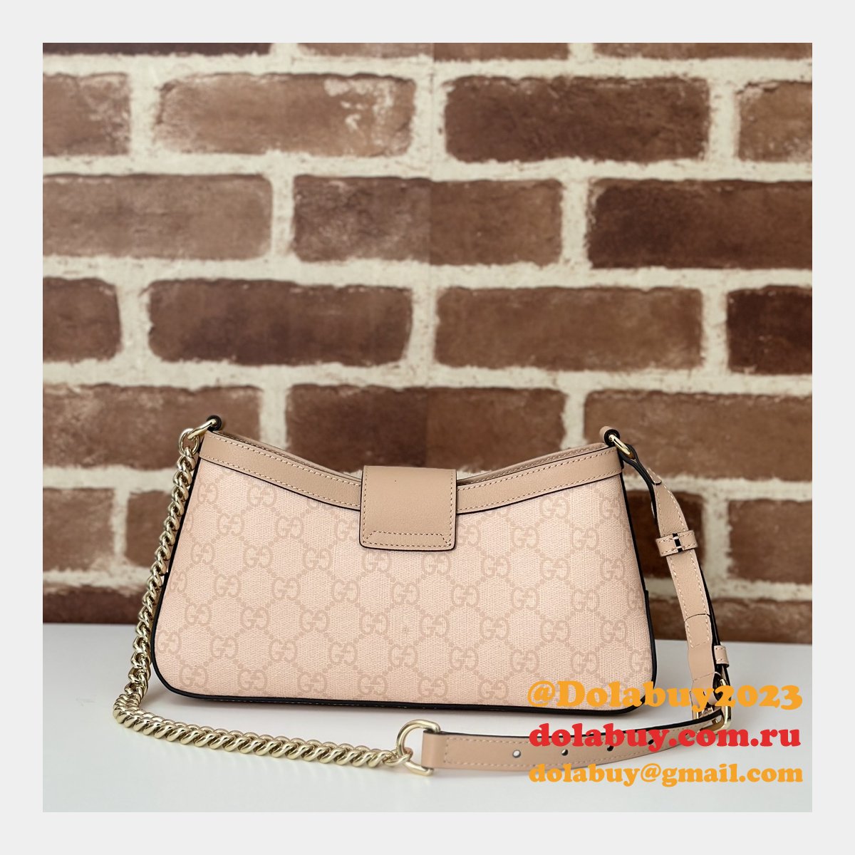 Padlock Fashion Gucci Duplicate Shoulder 811705 Bag