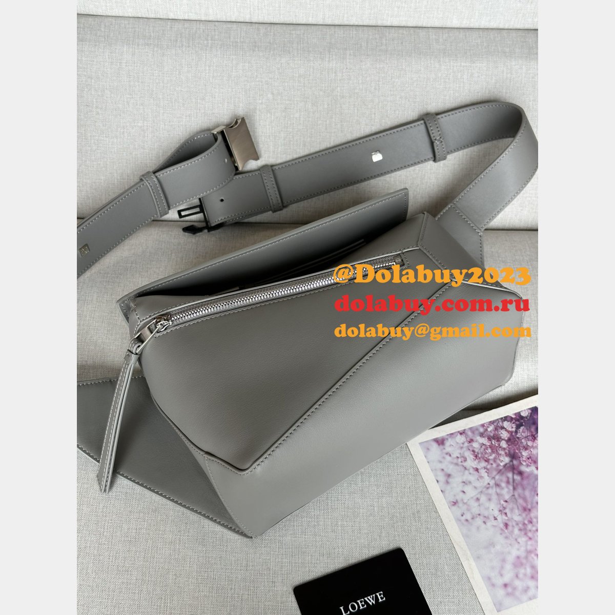 Top Quality Loewe Small Classic Calfskin Puzzle Belt Bag