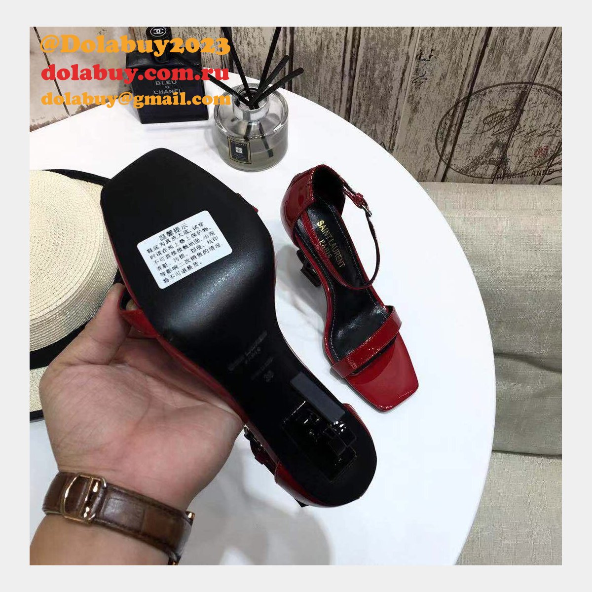 Saint Laurent High Heel Sandals 009