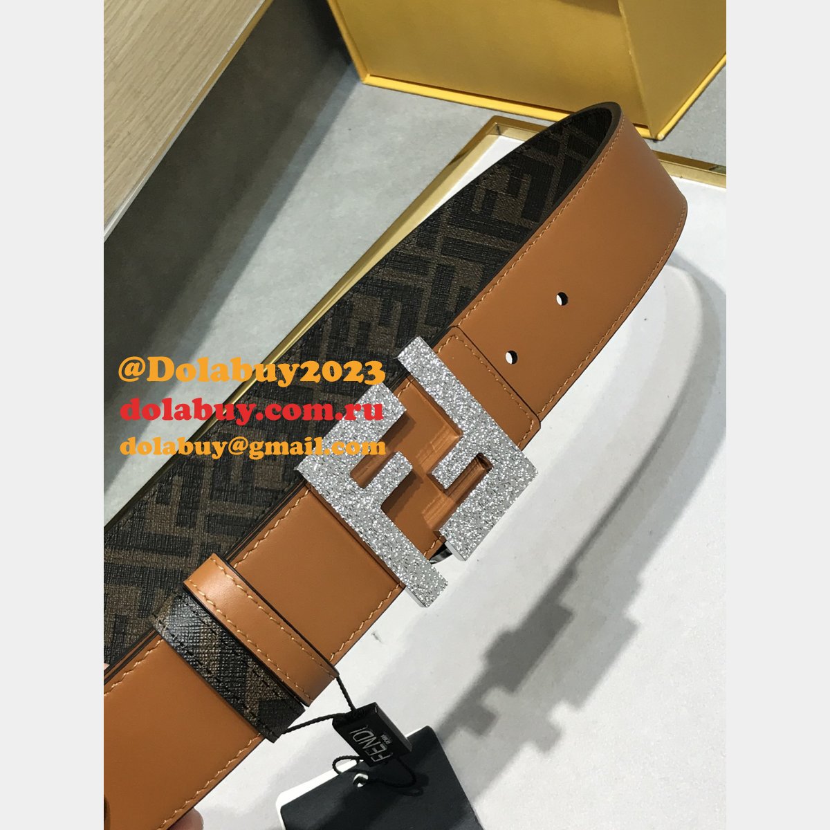 Best Designer FENDI BELT 35MM Top Quality