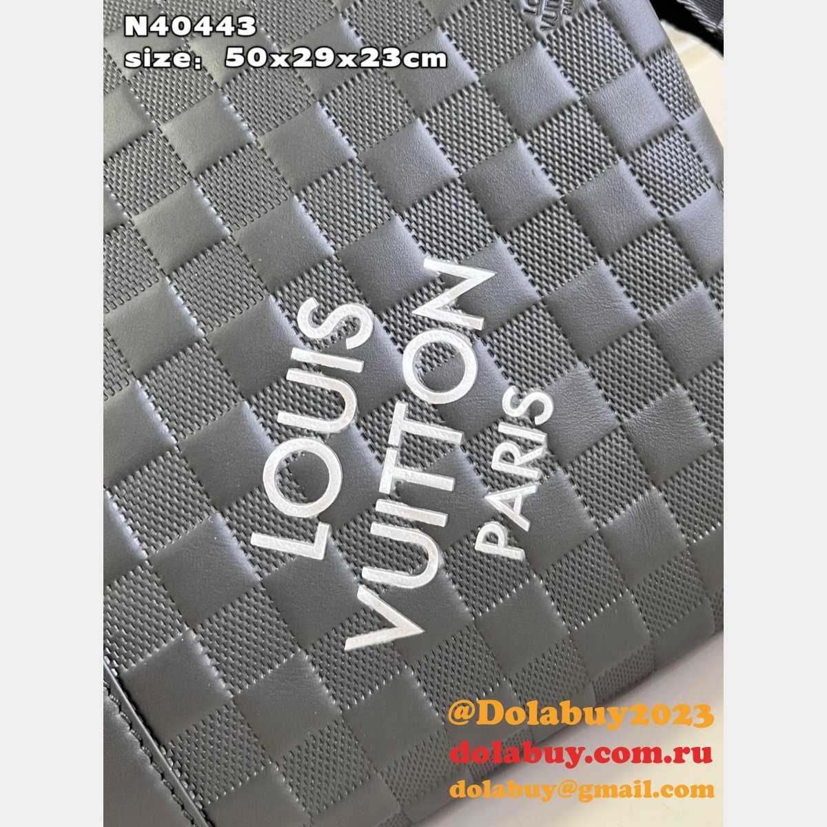 Louis Vuitton Replica Wholesale N40443 Travel Keepall 50 Damier Infini