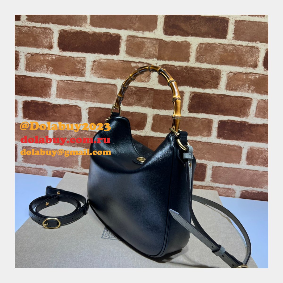 Gucci 746124 Fake Diana 1:1 Mirror Shoulder Fashion Bag