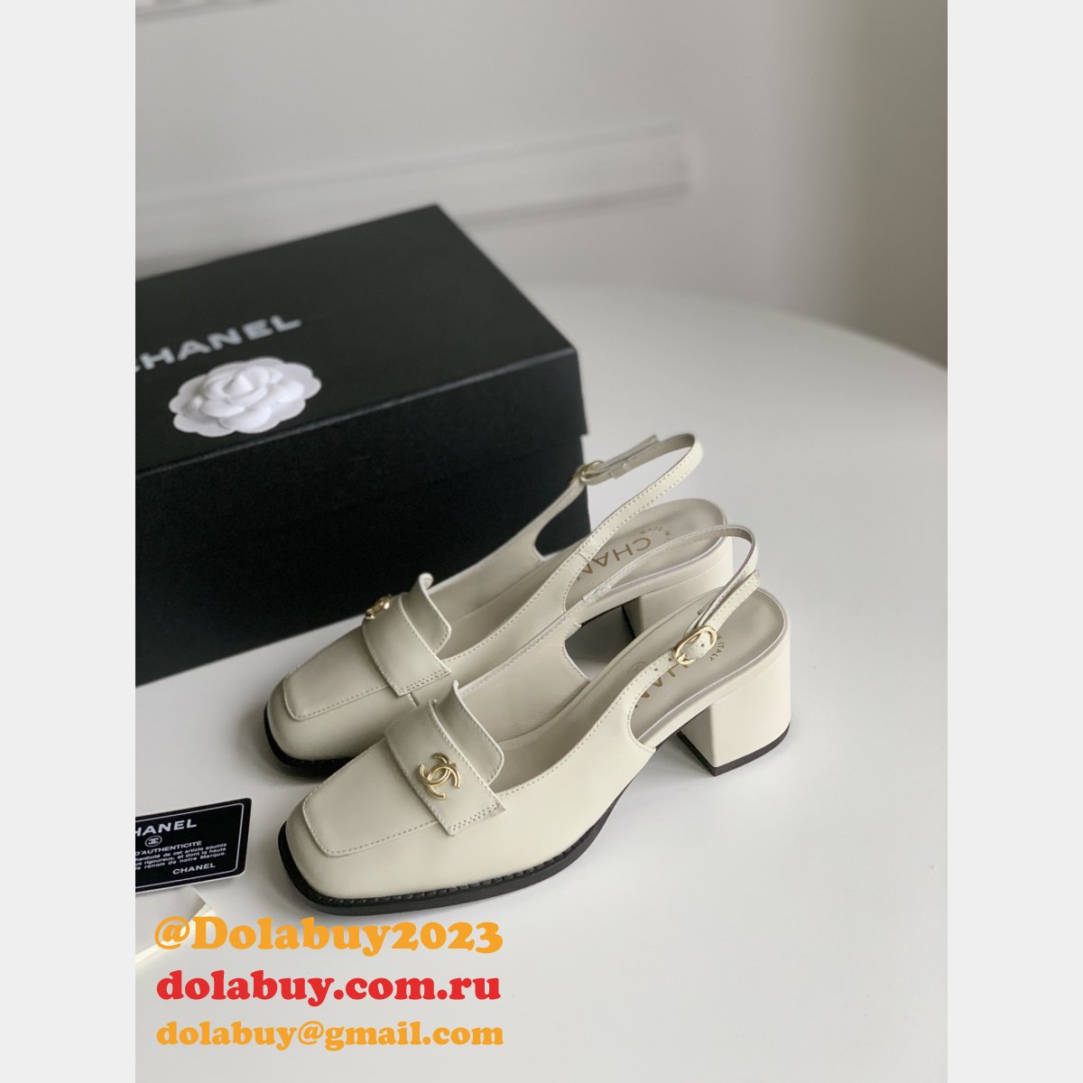 Designer Giada Slingback Loafer Pump Fake Shoes