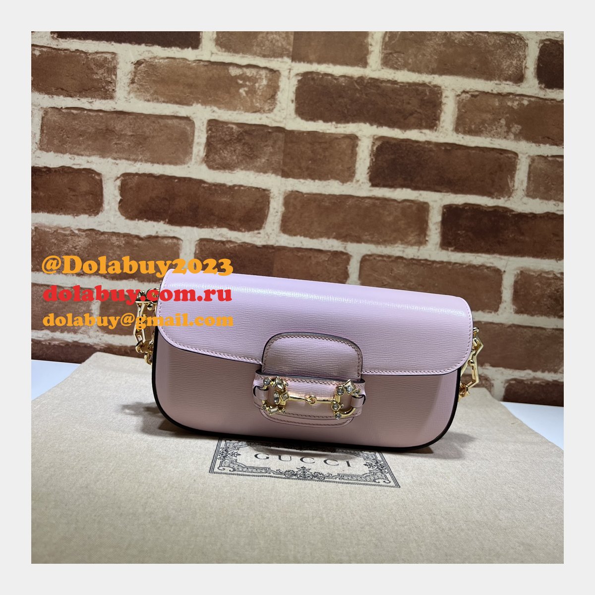 Replica Gucci Horsebit 1955 Shoulder Chain 735178 Designer Bag