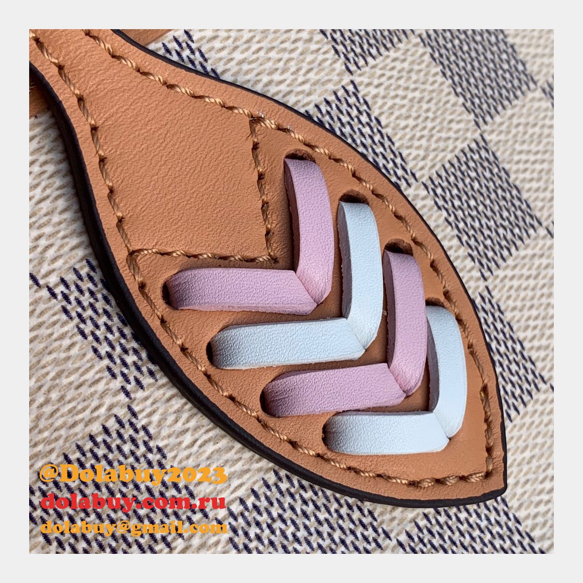 Louis Vuitton Knockoff UK Neverfull MM Damier Azur N50047 Handbags