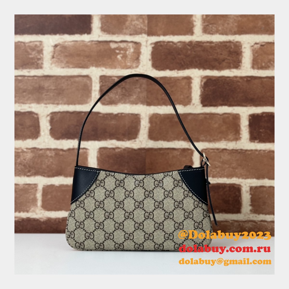 Gucci 7 Star GG Emblem Super Mini Shoulder 820696 Designer Bag