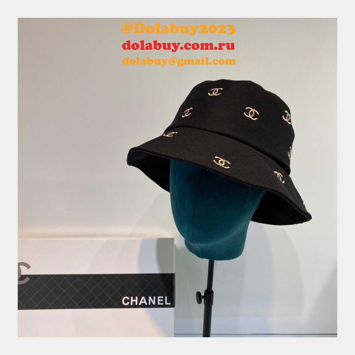 Knockoff CC Embroidered fisherman hat