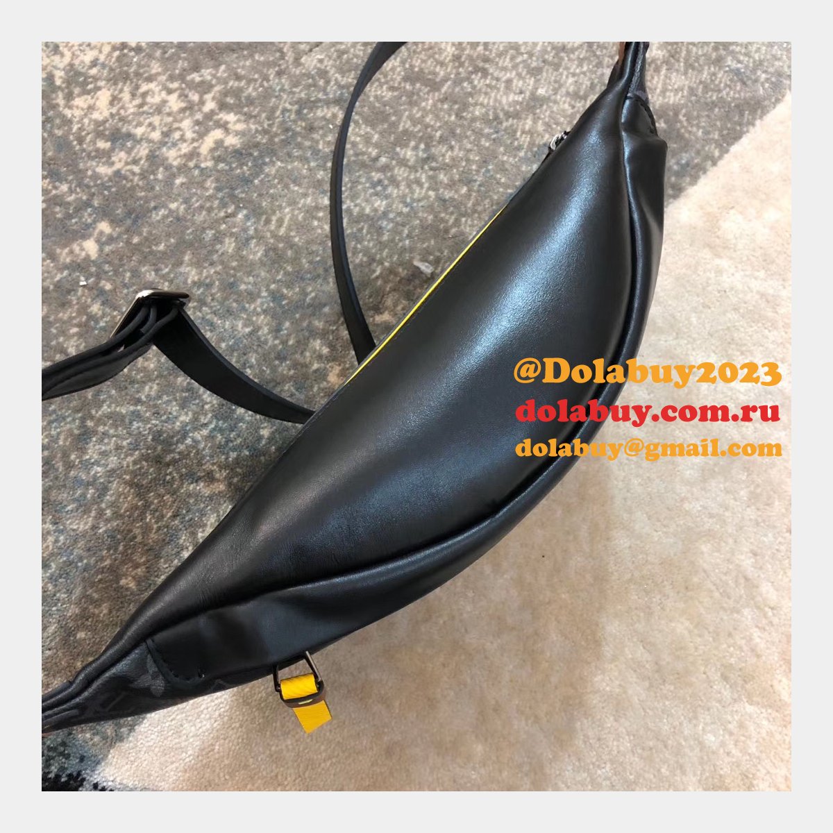 Shop Louis Vuitton M45220 Discovery Bumbag Monogram Eclipse Canvas