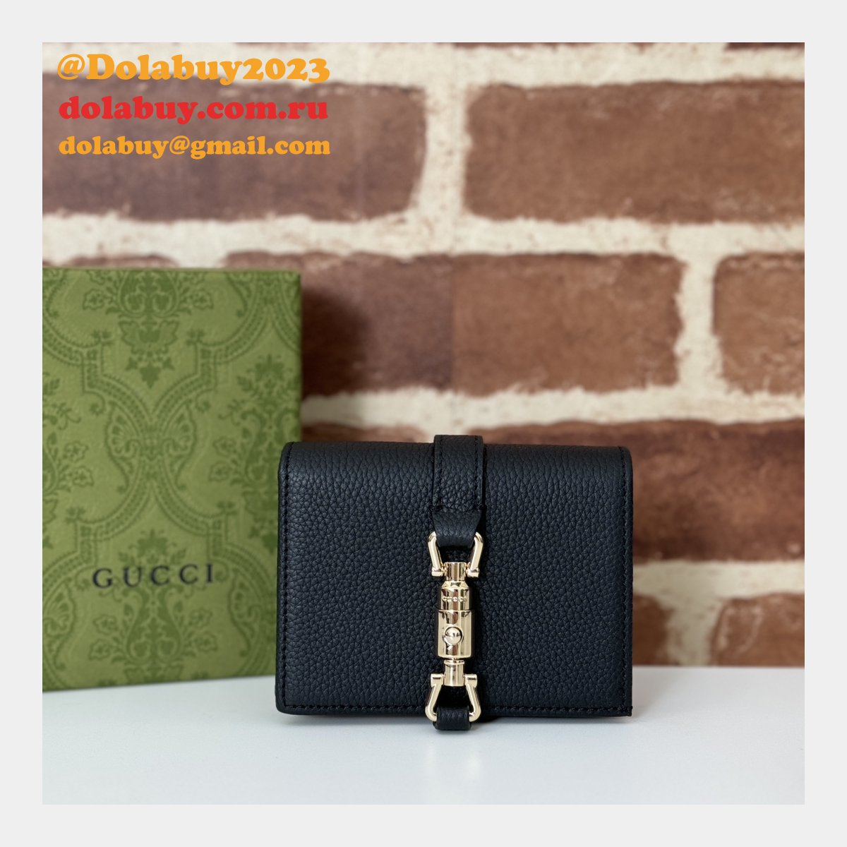 Perfect Gucci Knockoff Jackie 1961 Card Case Wallet 645536