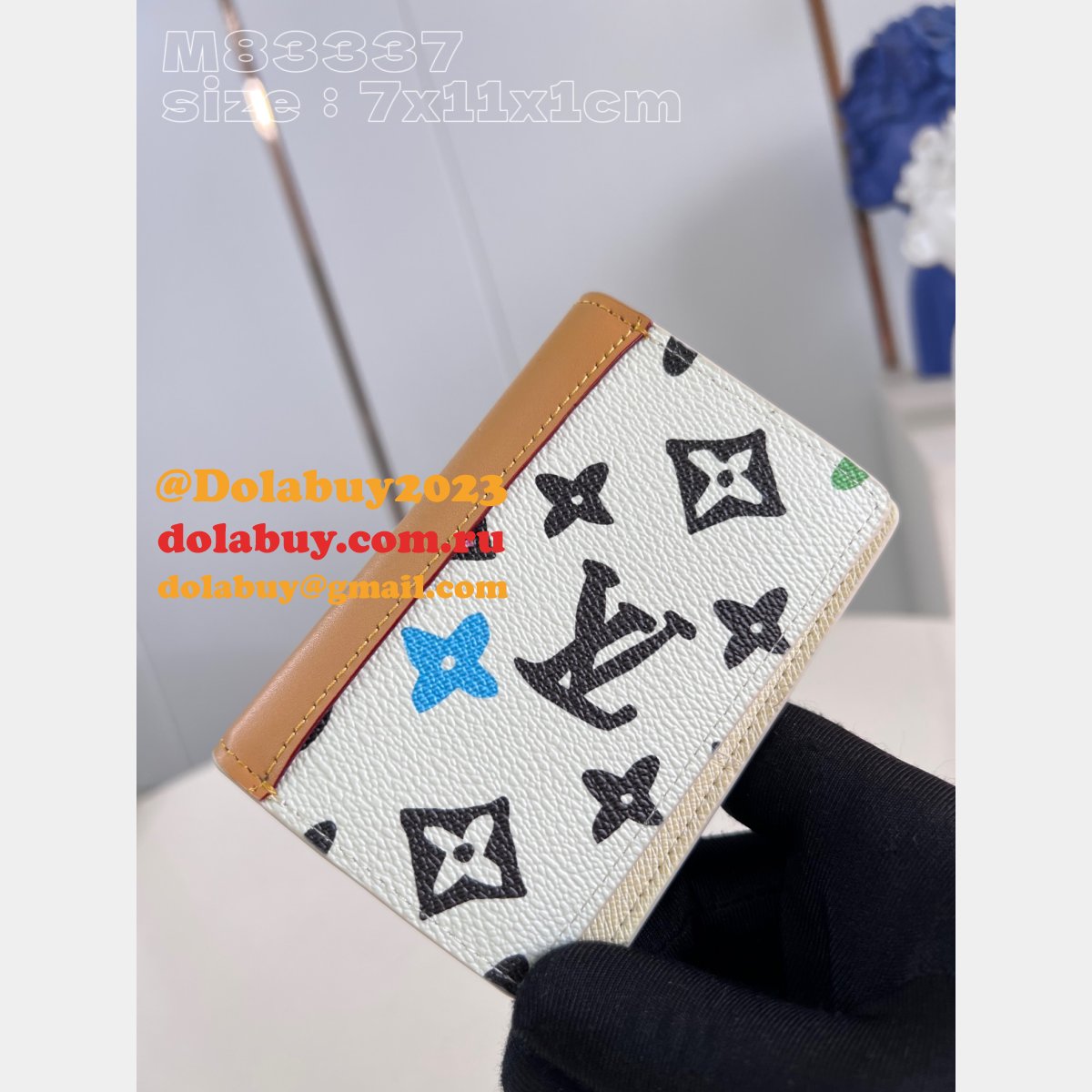 LVS Replica M83337/M83334/M83335 Brazza Pocket Organizer Multiple Wallet