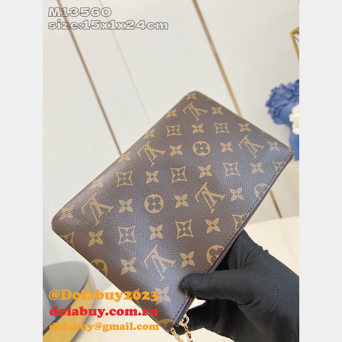 Louis Vuitton Key Pouch M Monogram M13560 Women Goods 7 Star Bag
