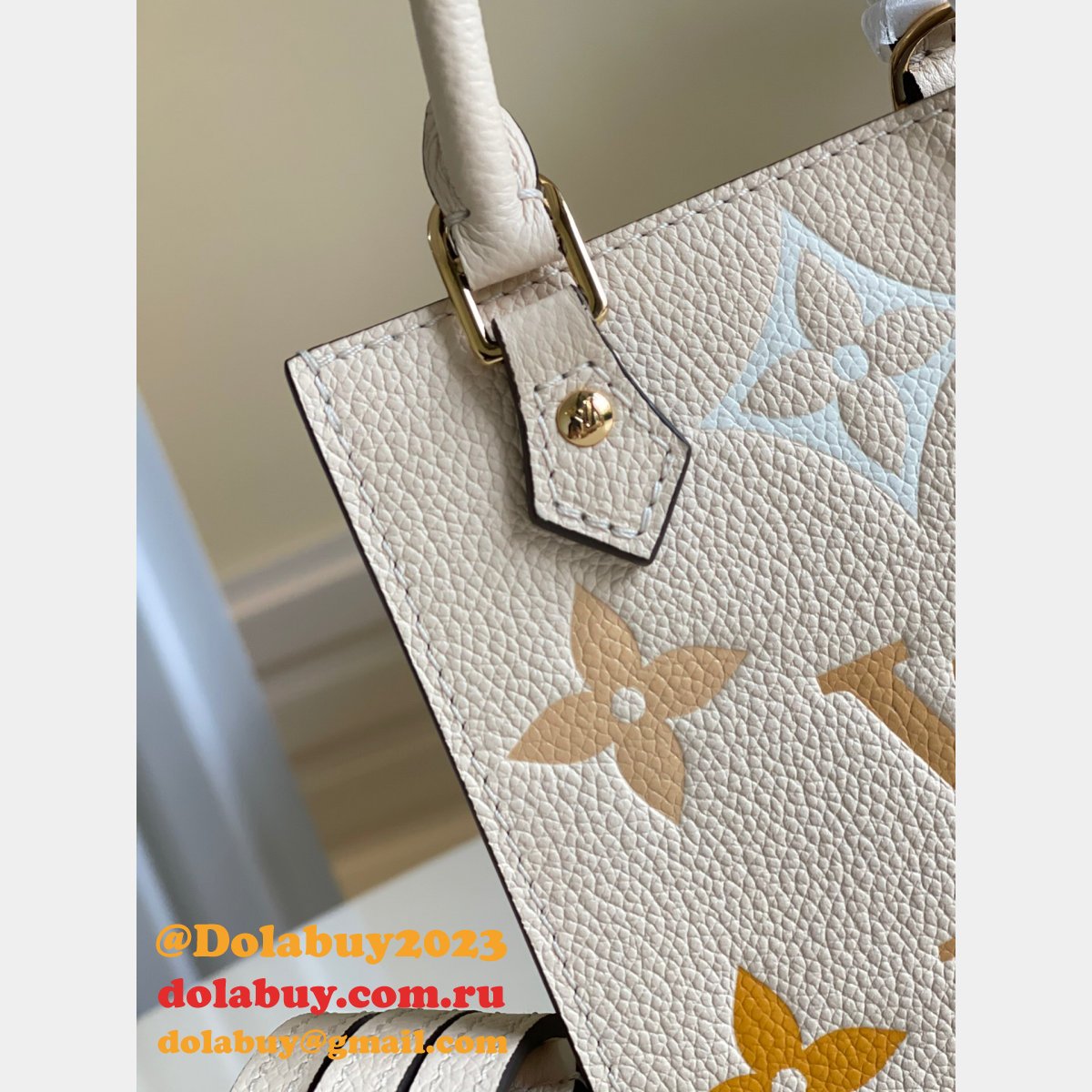 Replica Louis Vuitton M80449 Petit Sac Plat Noe AAA+ Cream Bag