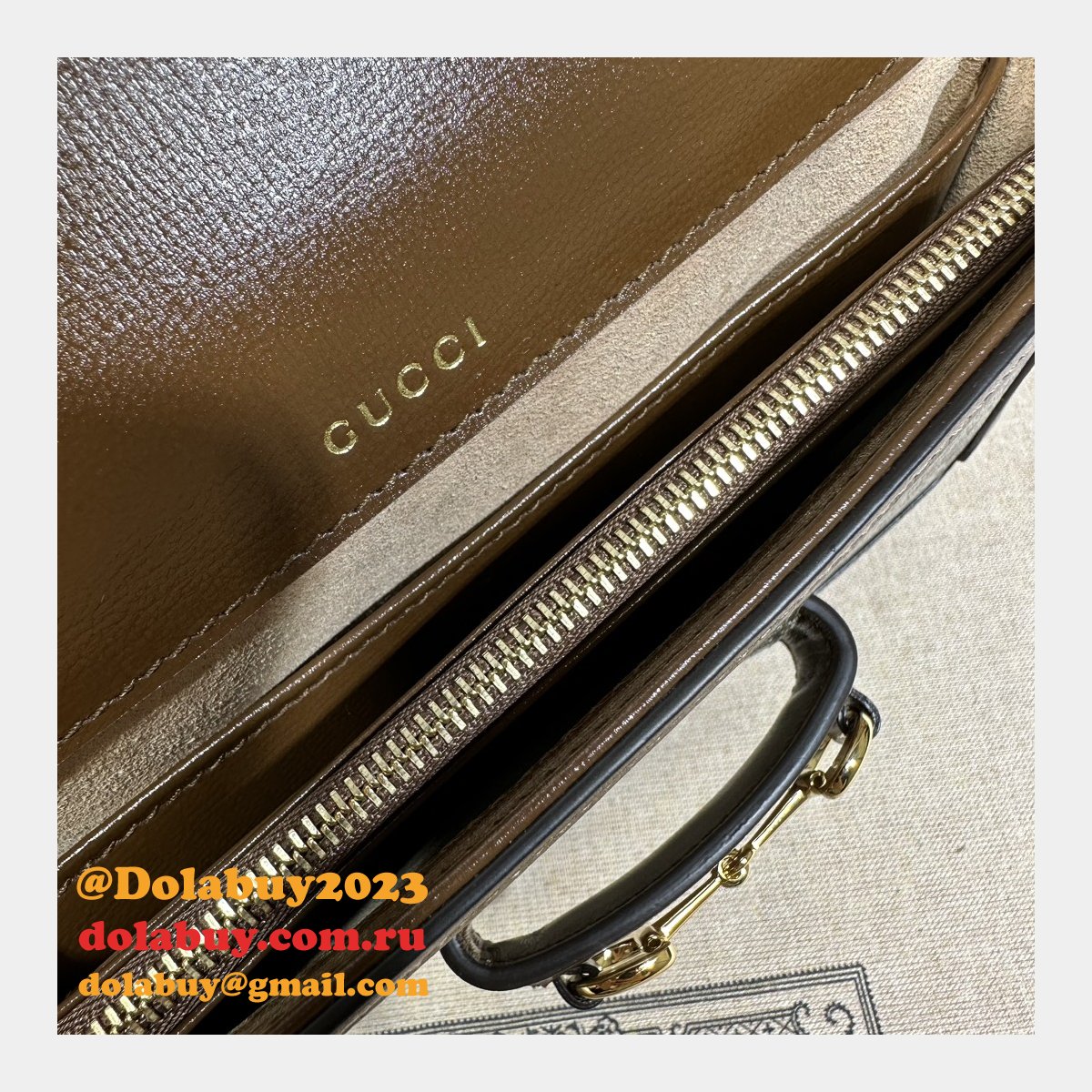 Horsebit 1955 Top Quality Gucci AAA+ 752002 Replica Bag