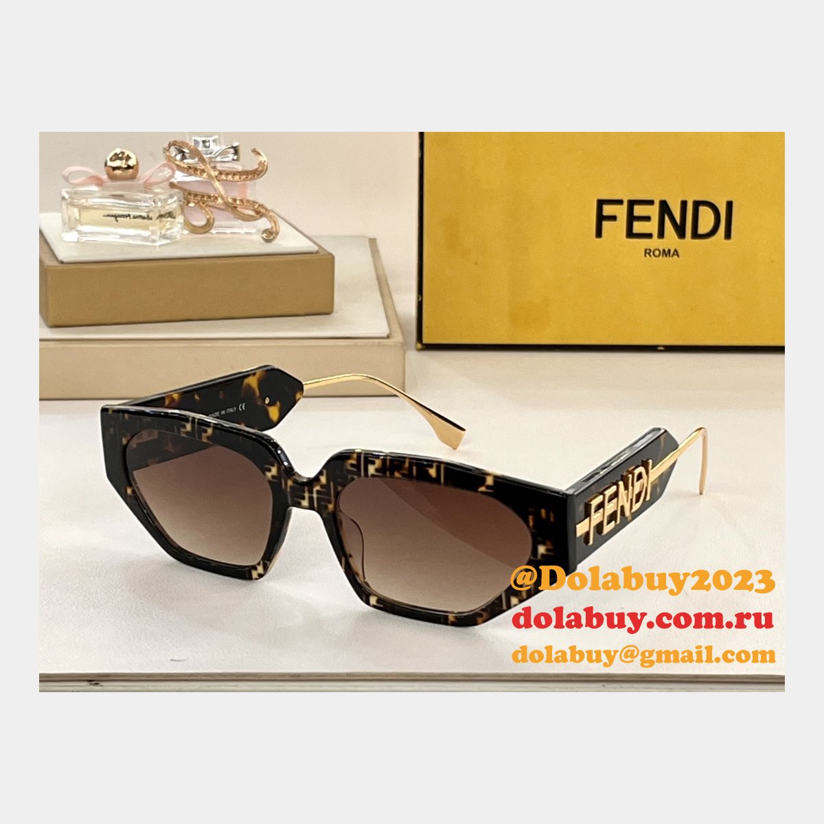 Fendi Inspired Original FD50072l /40128I High Quality Replica Sunglasses