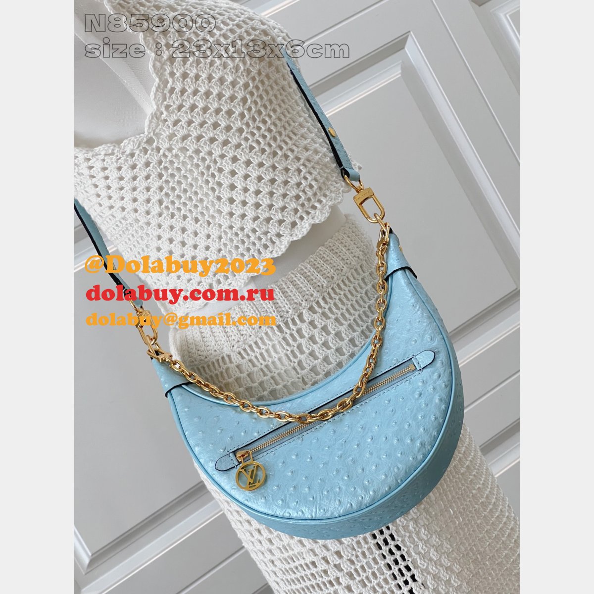 Louis Vuitton N85900 Loop Pm Autruche Exotic Duplicate Bags