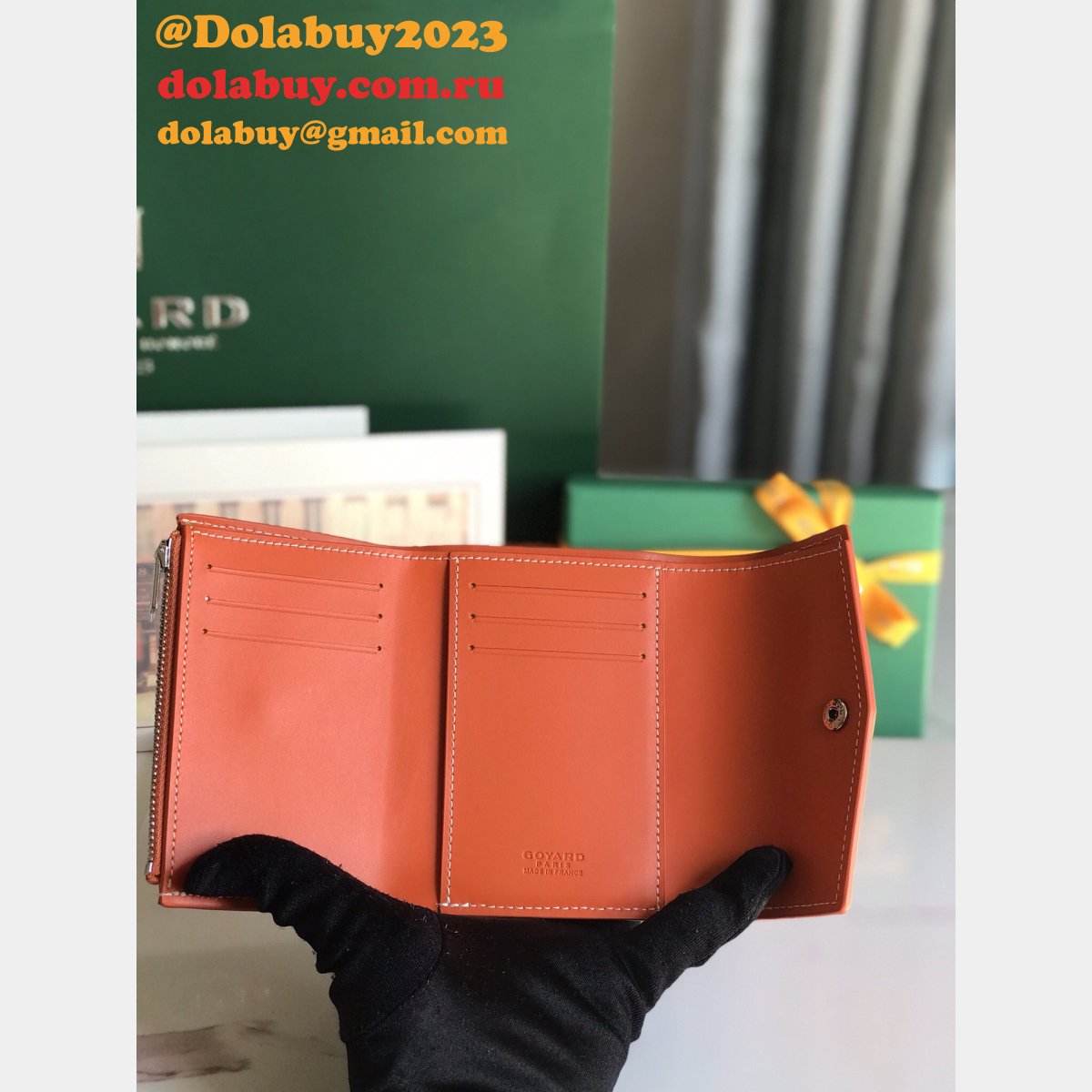 Top Quality Goyardine Saint-Gabriel wallet