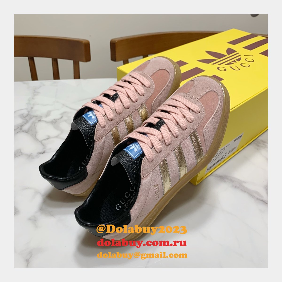 duplicate G*u*i x adidas shamrock joint skate men/women shoes