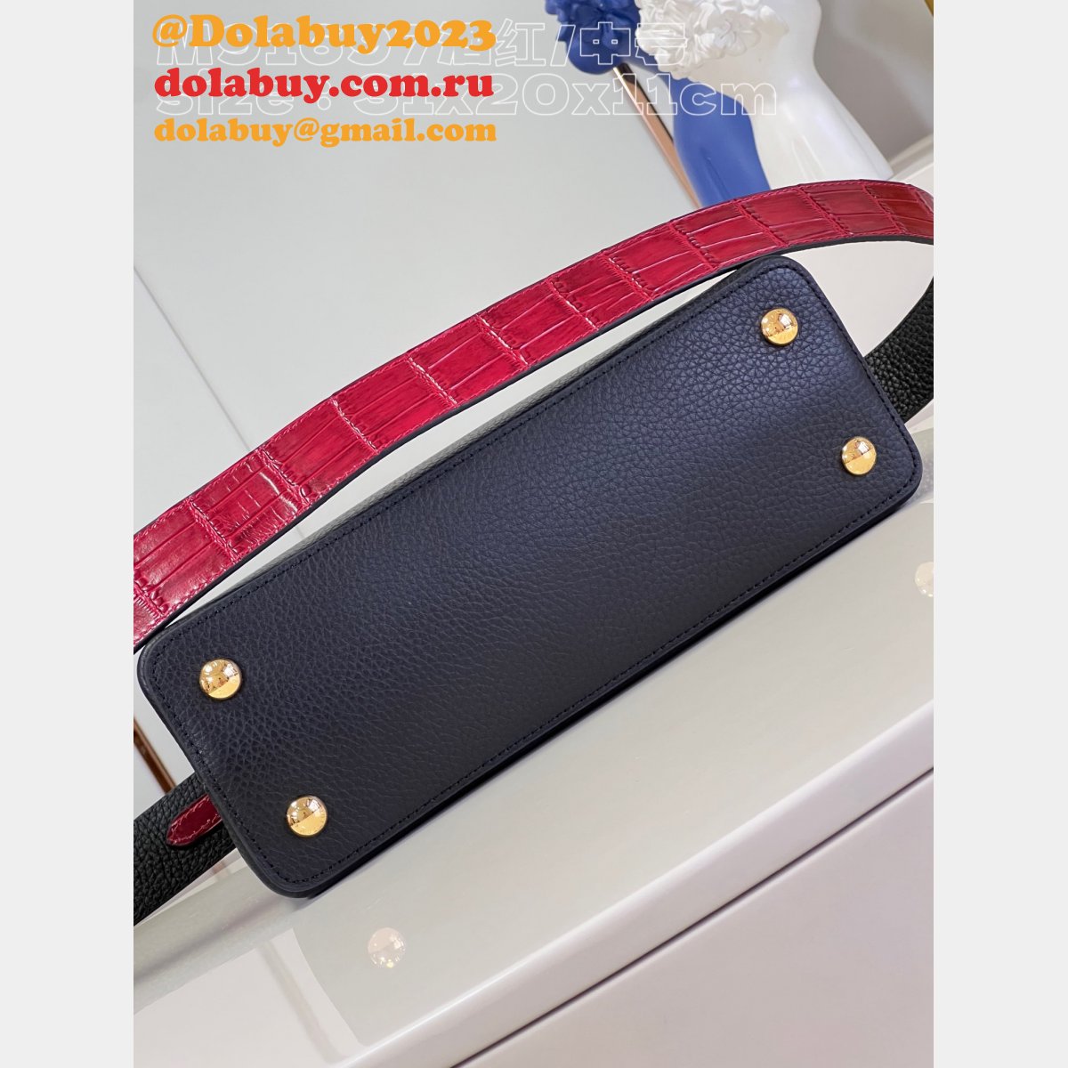 7 Star REPLICAS LOUIS VUITTON HIGH QUALITY M91697 CAPUCINES BAG