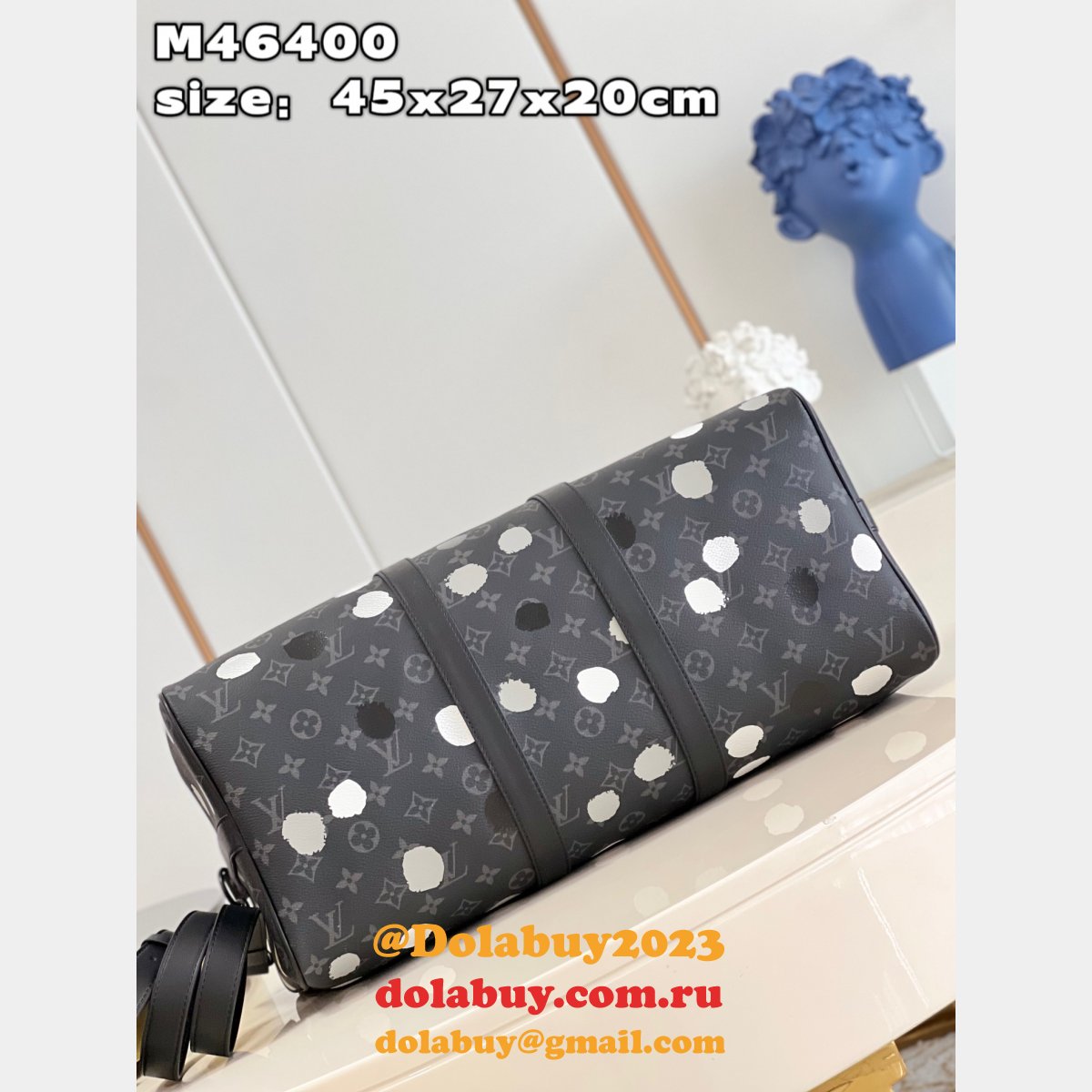 New Louis Vuitton Keep all Monogram Eclipse M46400