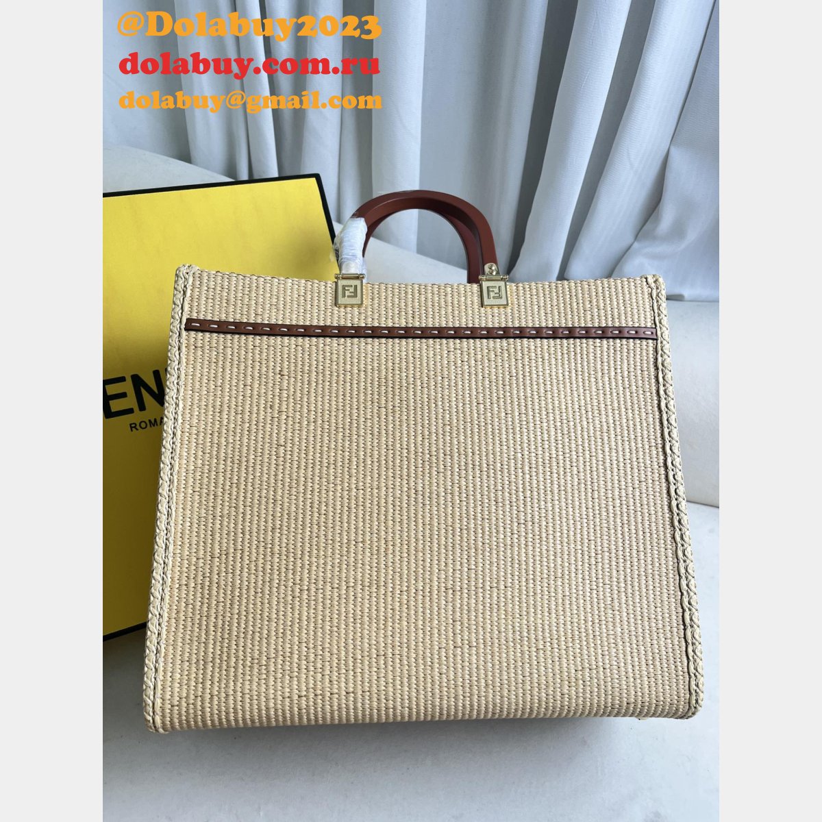 Top Quality Fendi Summer Raffia Shopping Bag Wholesale
