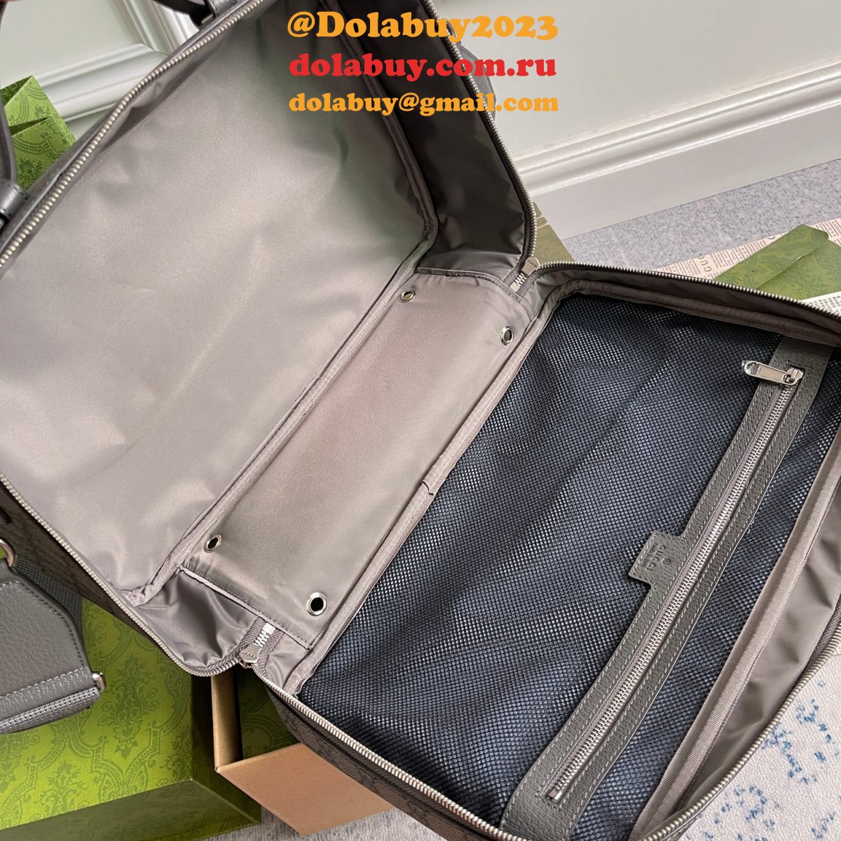 Top Quality Gucci Savoy shoe case Supreme 752587