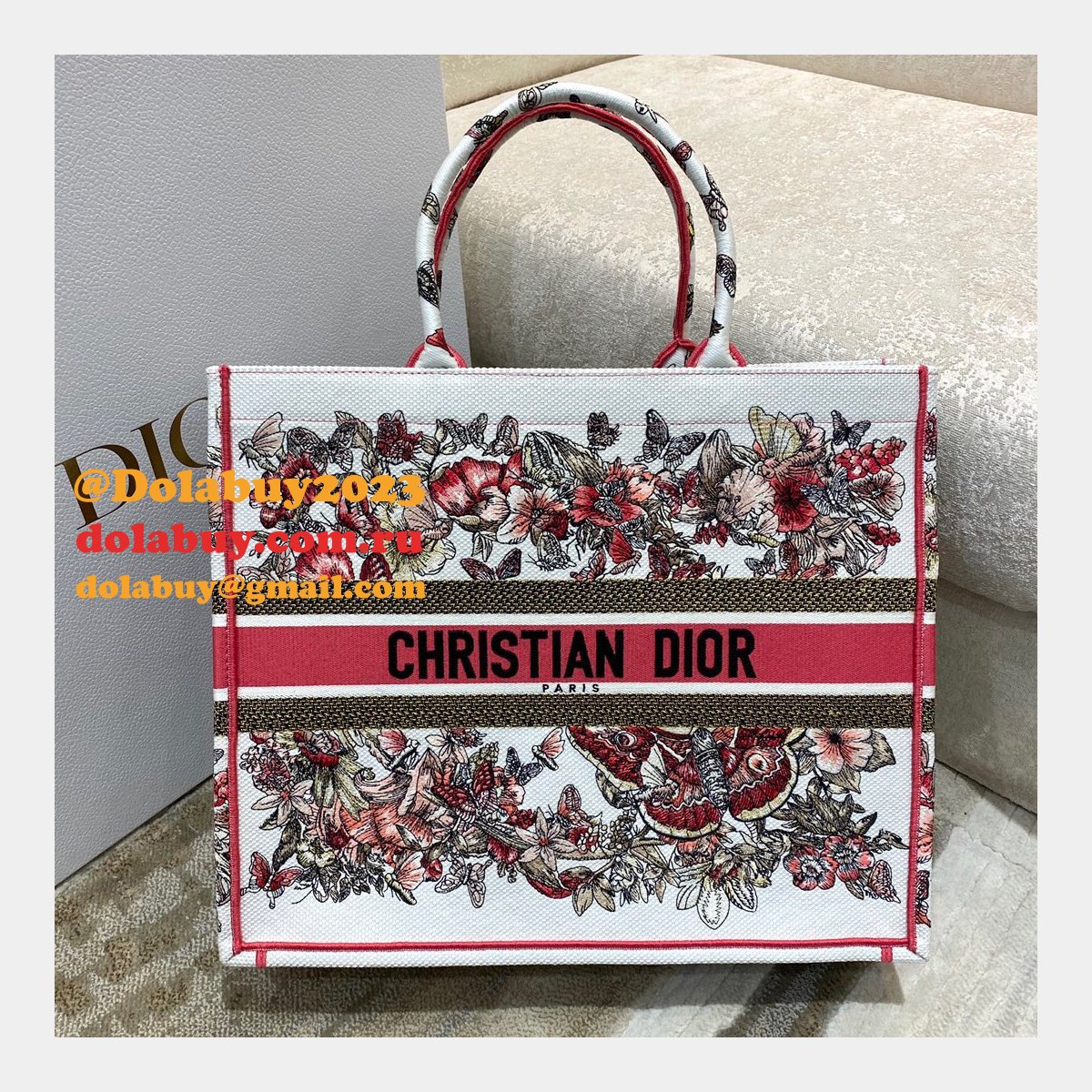 Cheap Christian Dior CD Book Tote Bag 36/41.5CM Fancy Bags Ru