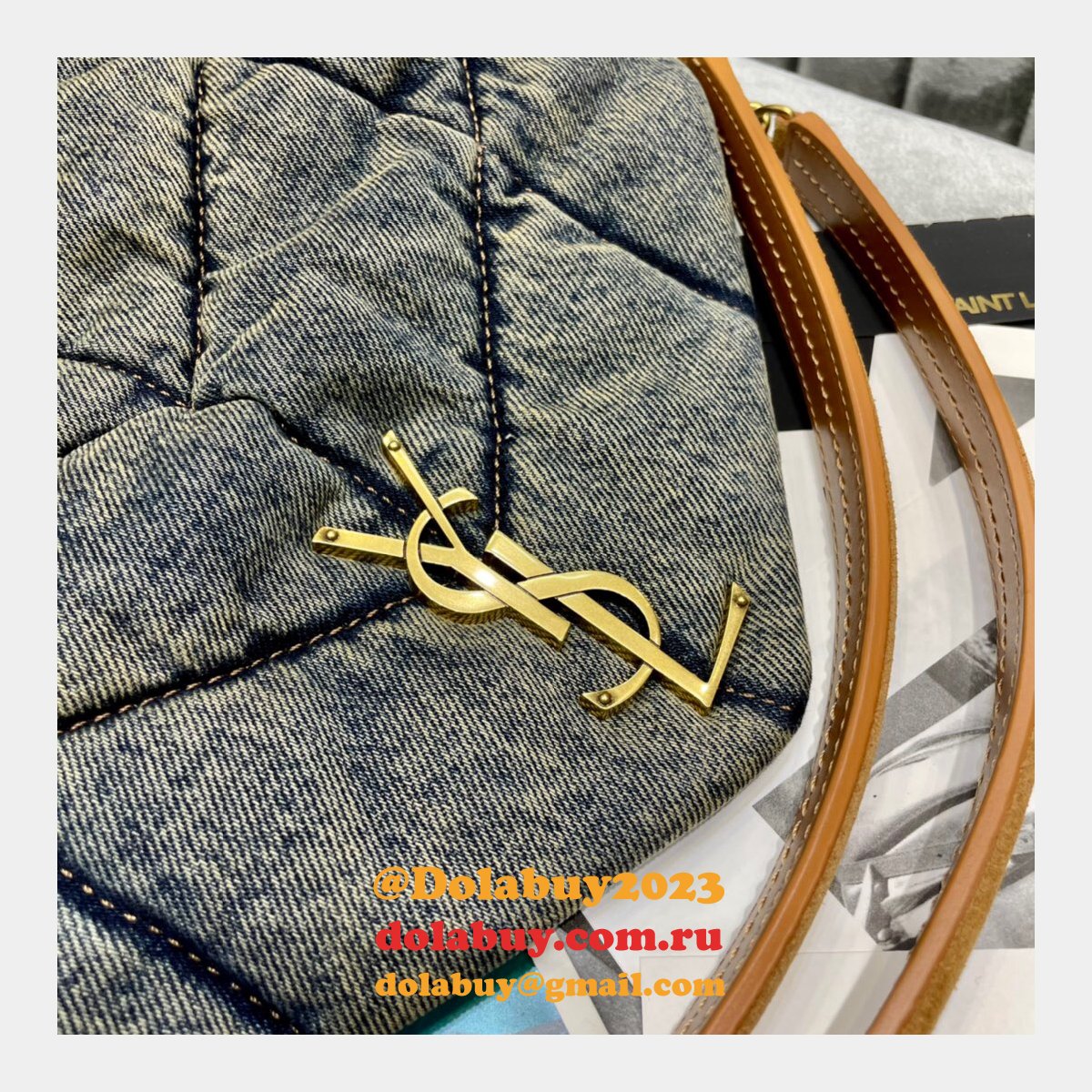 Saint Laurent Top Quality Loulou Quilted Puffer Leather 35CM Shoulder