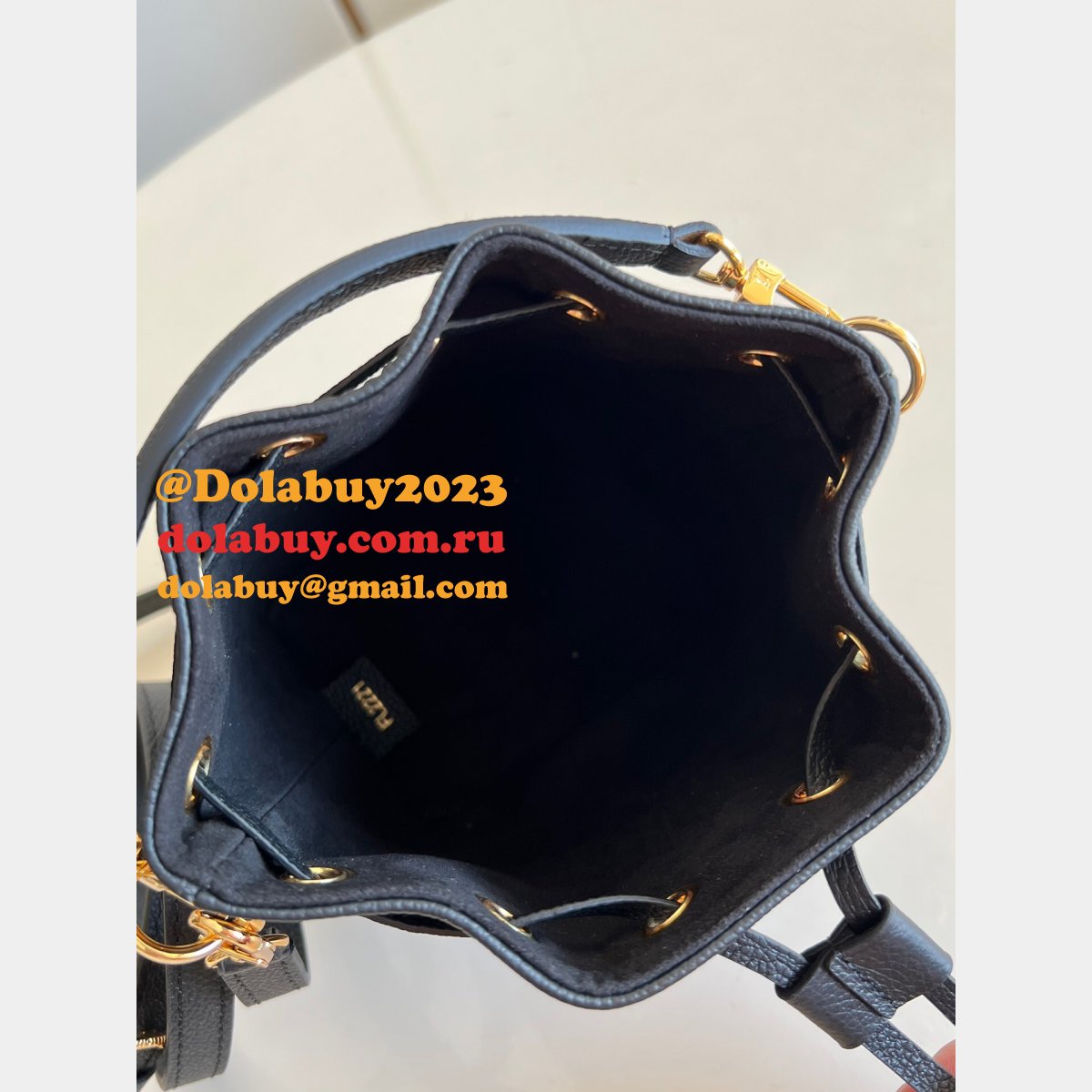 Louis Vuitton M46291 Top Nano Noé Bicolor Monogram Empreinte Replica Bag