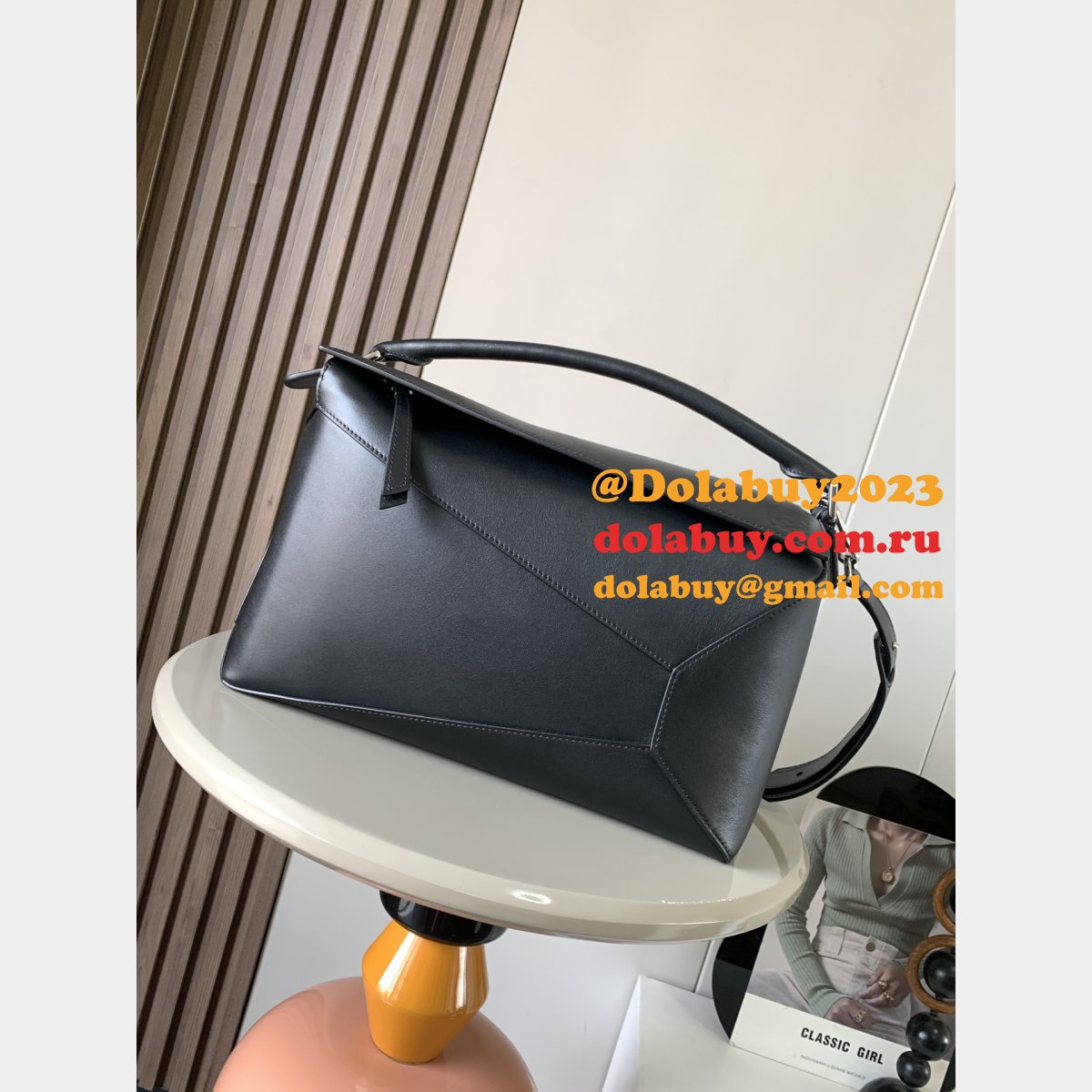 Top Quality Loewe Large Puzzle Bag In Classic calfskin 33CM