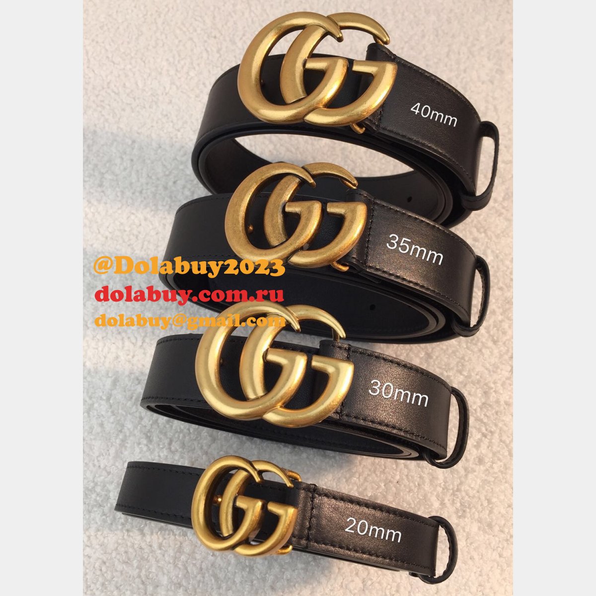 Gucci Belt With Double Big G