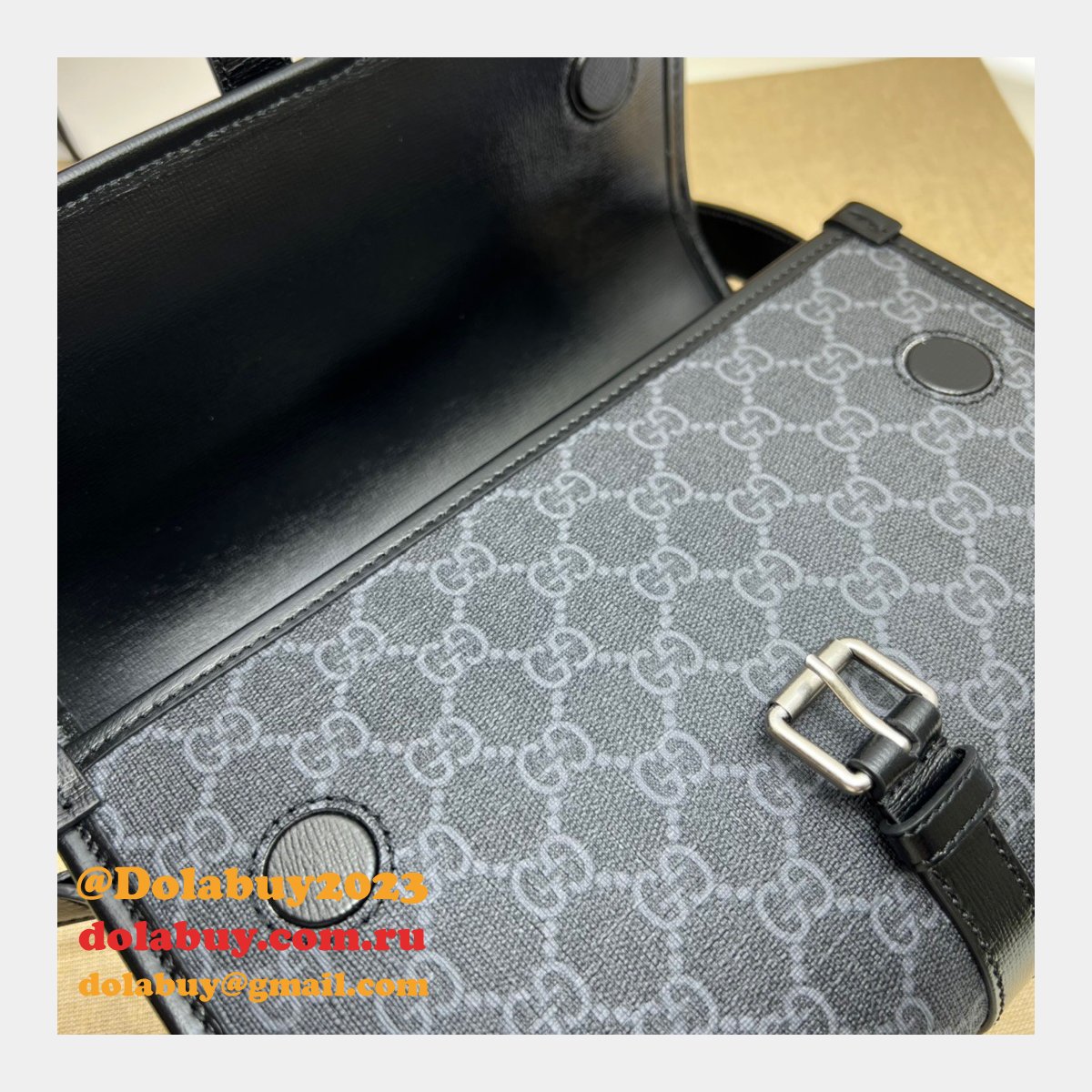 Gucci 745679 GG messenger Fashion Interlocking G High Replica Bag