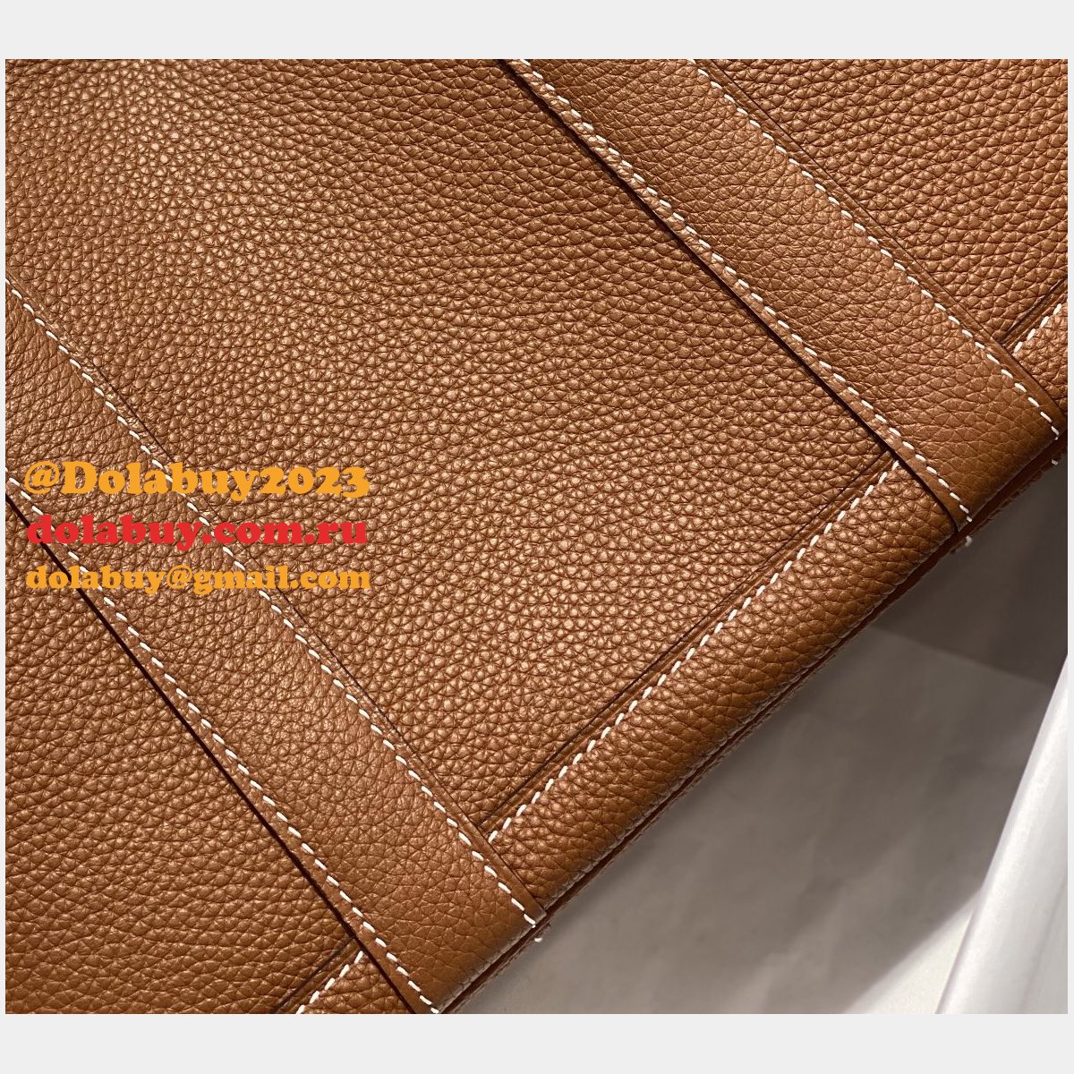Hermes Garden Party Brown Designer Replica Handbags