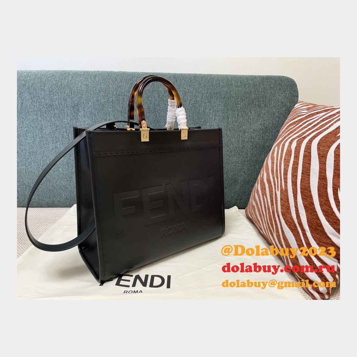 Best Knockoff FENDI TOTE Sunshine SMALL HANDBAG