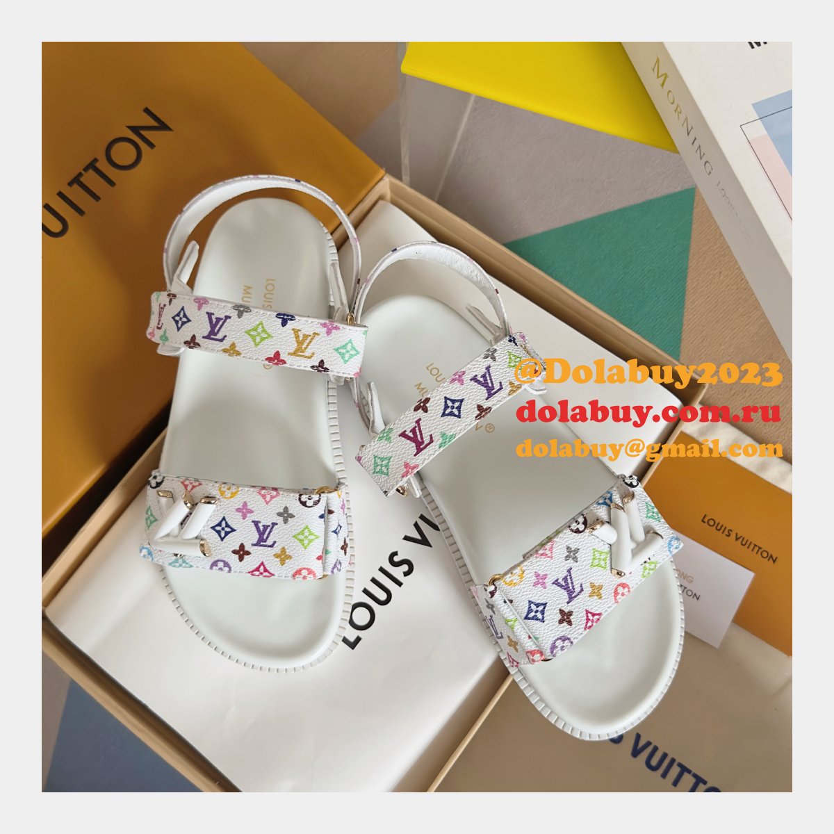 Best LV TM LV Sunset Flat Comfort Sandal