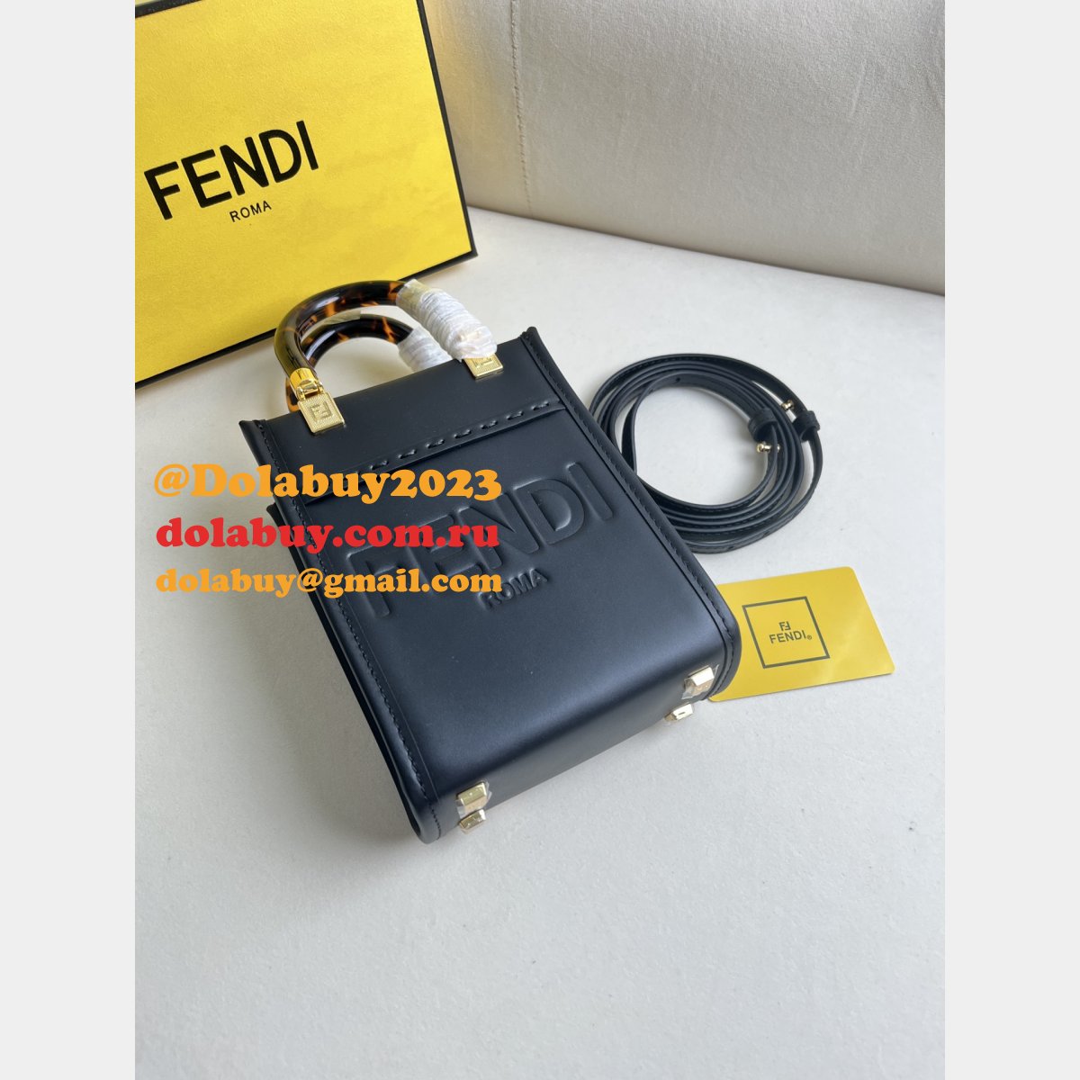 7 Star FENDI ROMA Sunshine mini handbag