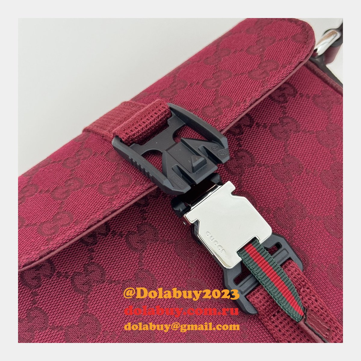 Gucci Duplicate Mini GG Crossbody 802100 Top Quality Red Bag