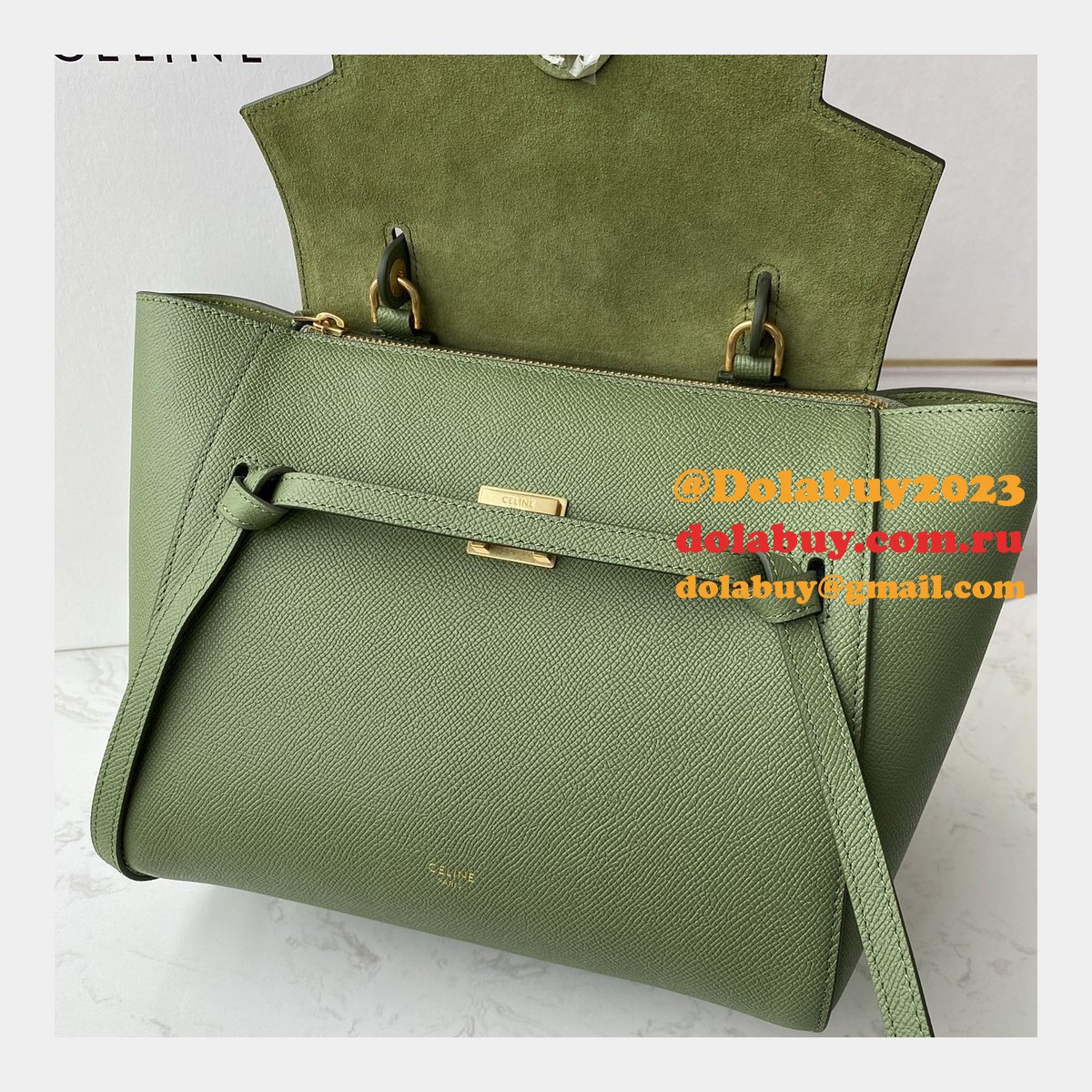 Designer 2024 Best High Quality Celine Catfish Bun Replica Belt Bag