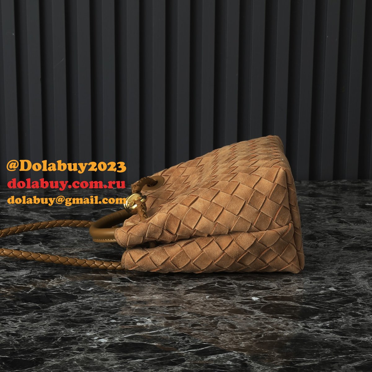 Luxury Bottega Veneta Fake Liberta Suede Andiamo