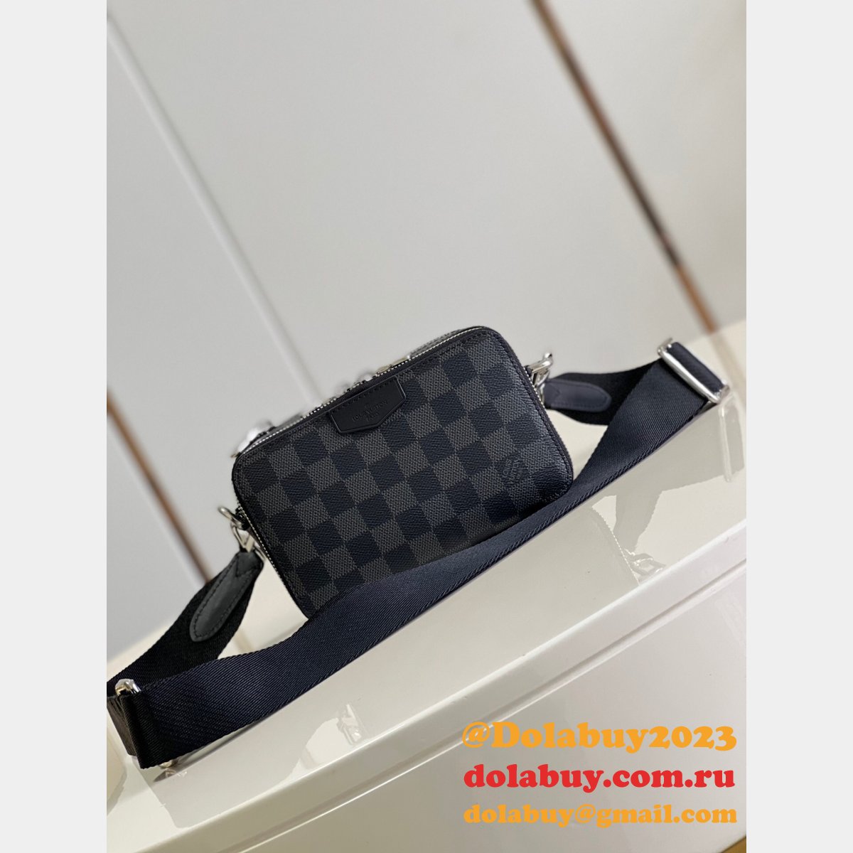 Louis Vuitton UK Best Replicas m80741/m60418 Alpha Wearable Wallet Monogram Eclipse Canvas