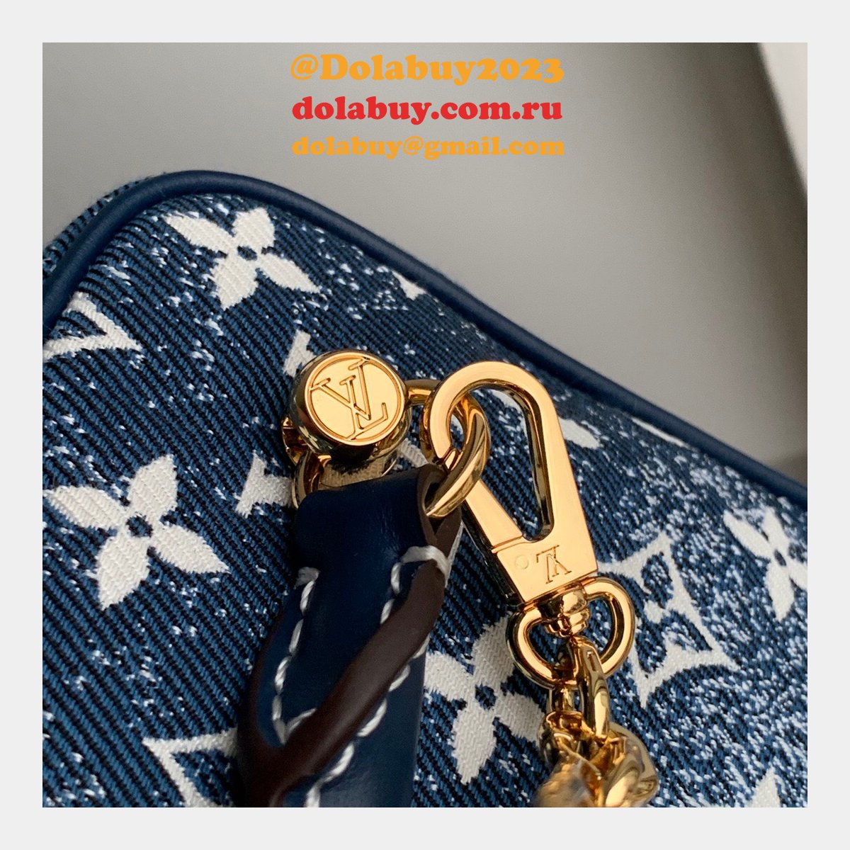 Copy AAA+ Louis Vuitton Replicas Square Bag M59611 Blue