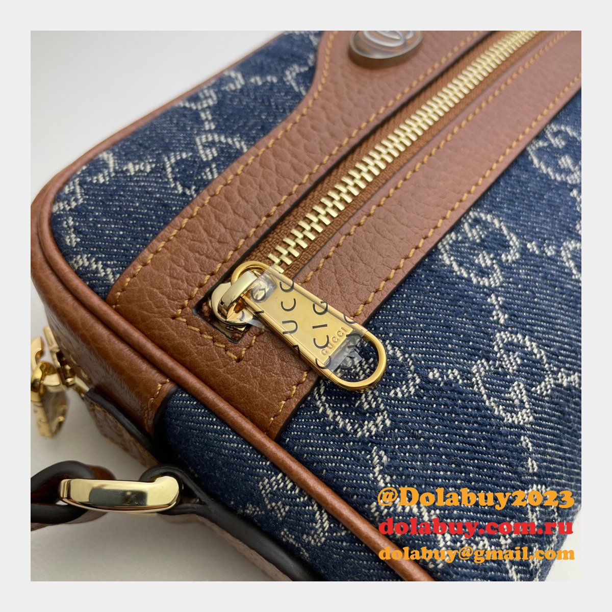 G*u*i replica 517350 ophidia gg mini blue bag