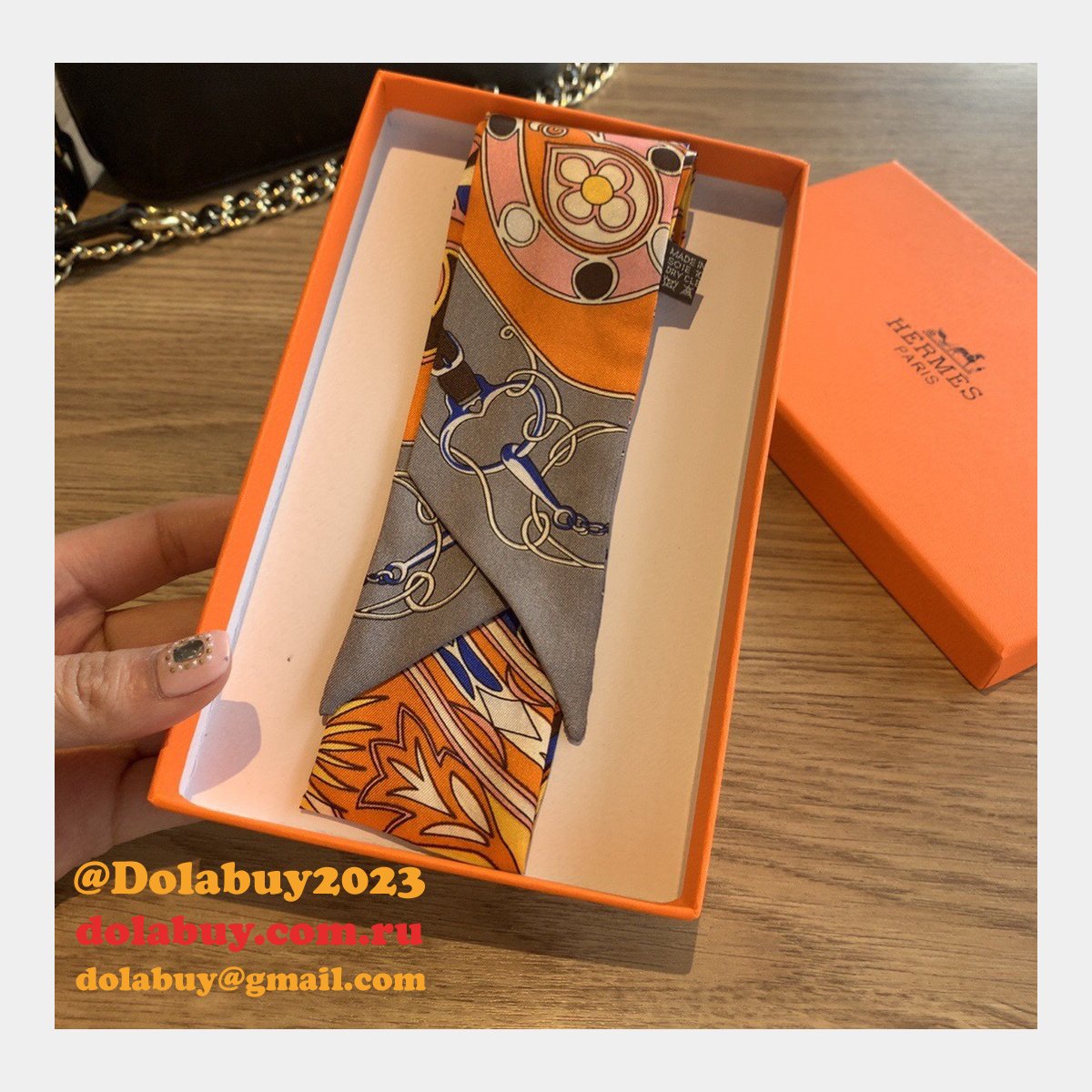 Hermes Top Quality H Twill silk scarf