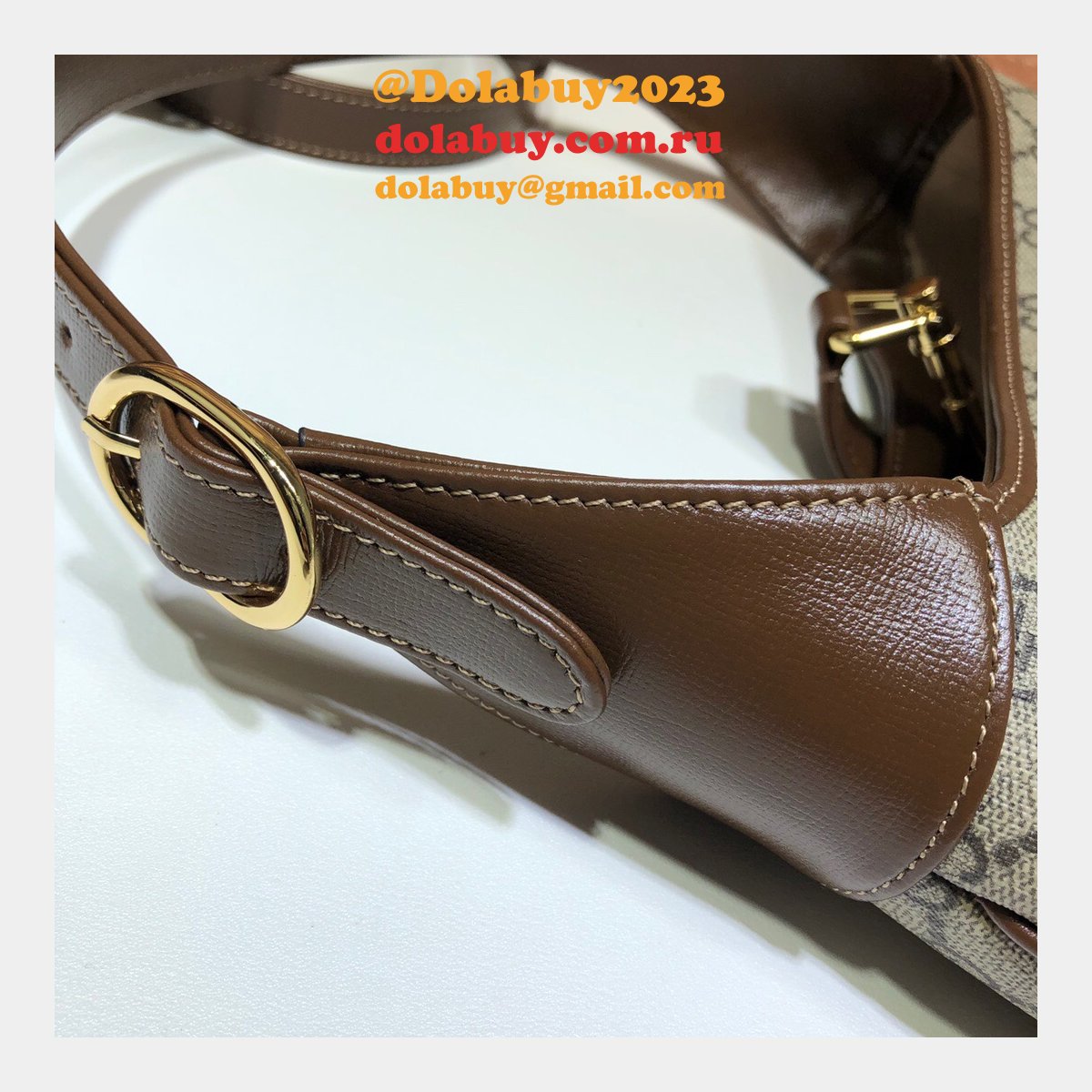 Gucci Replica UK Jackie 1961 Small Hobo Bag 636706 GG Supreme Canvas