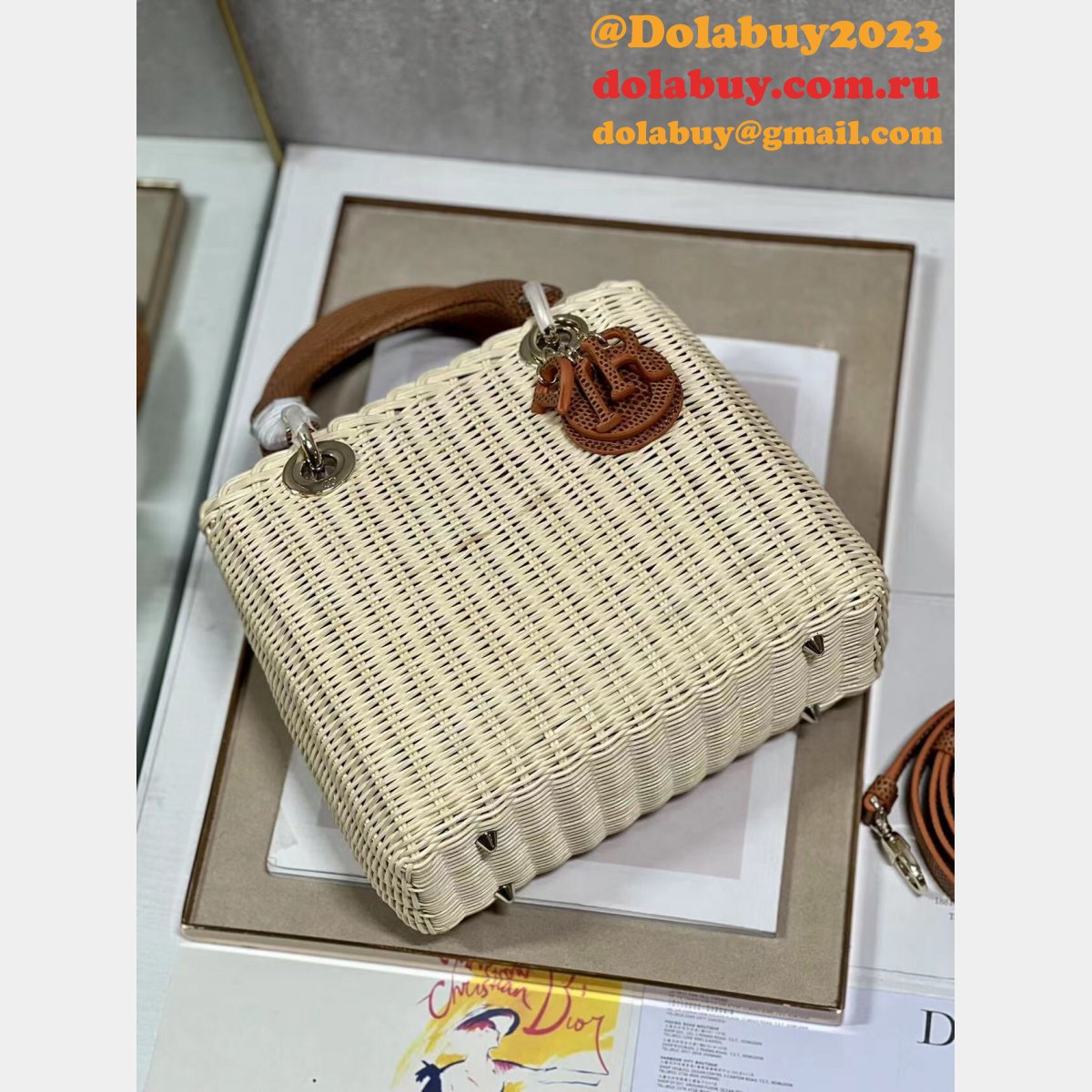 What The Best Lady Book Tote Replica Christian Dior 9989 Bags